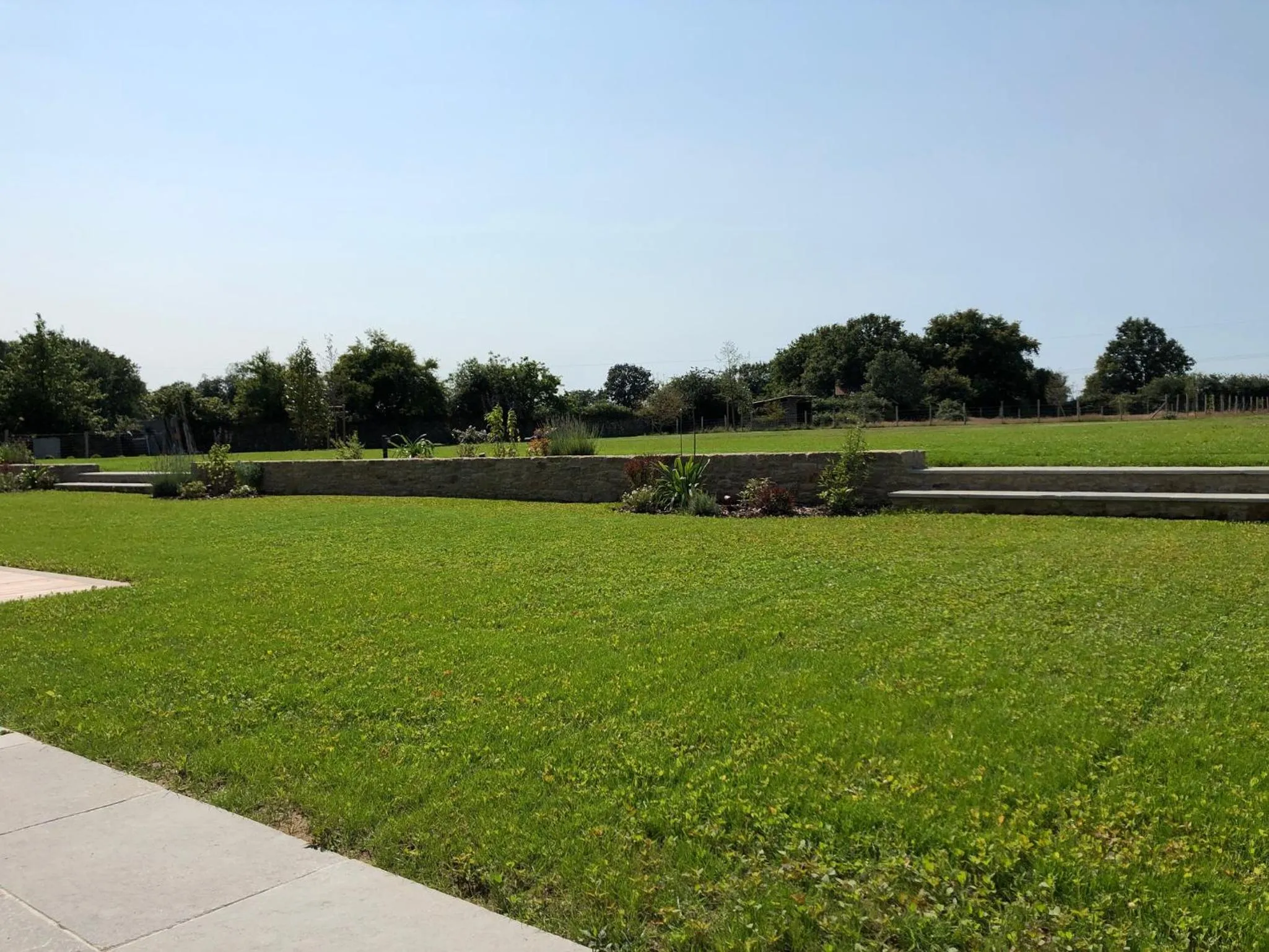 Garden in Château de la Garnison