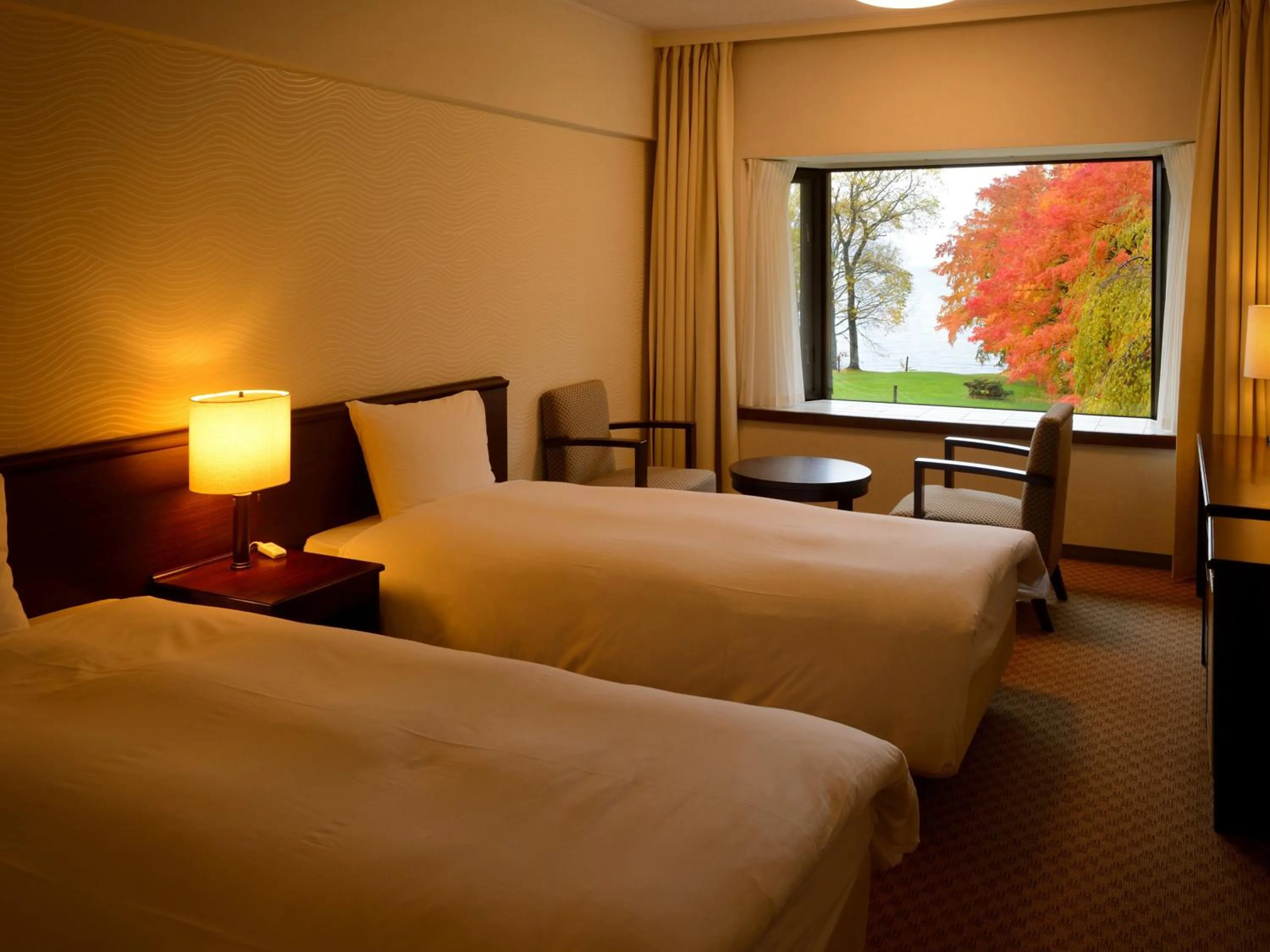 Photo of the whole room, Bed in Towada Prince Hotel