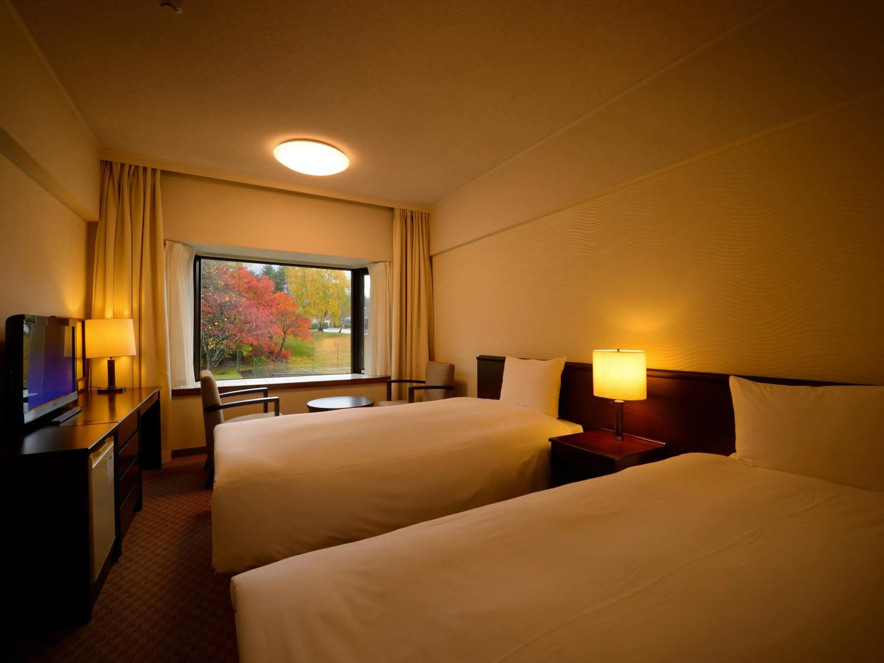 Photo of the whole room, Bed in Towada Prince Hotel