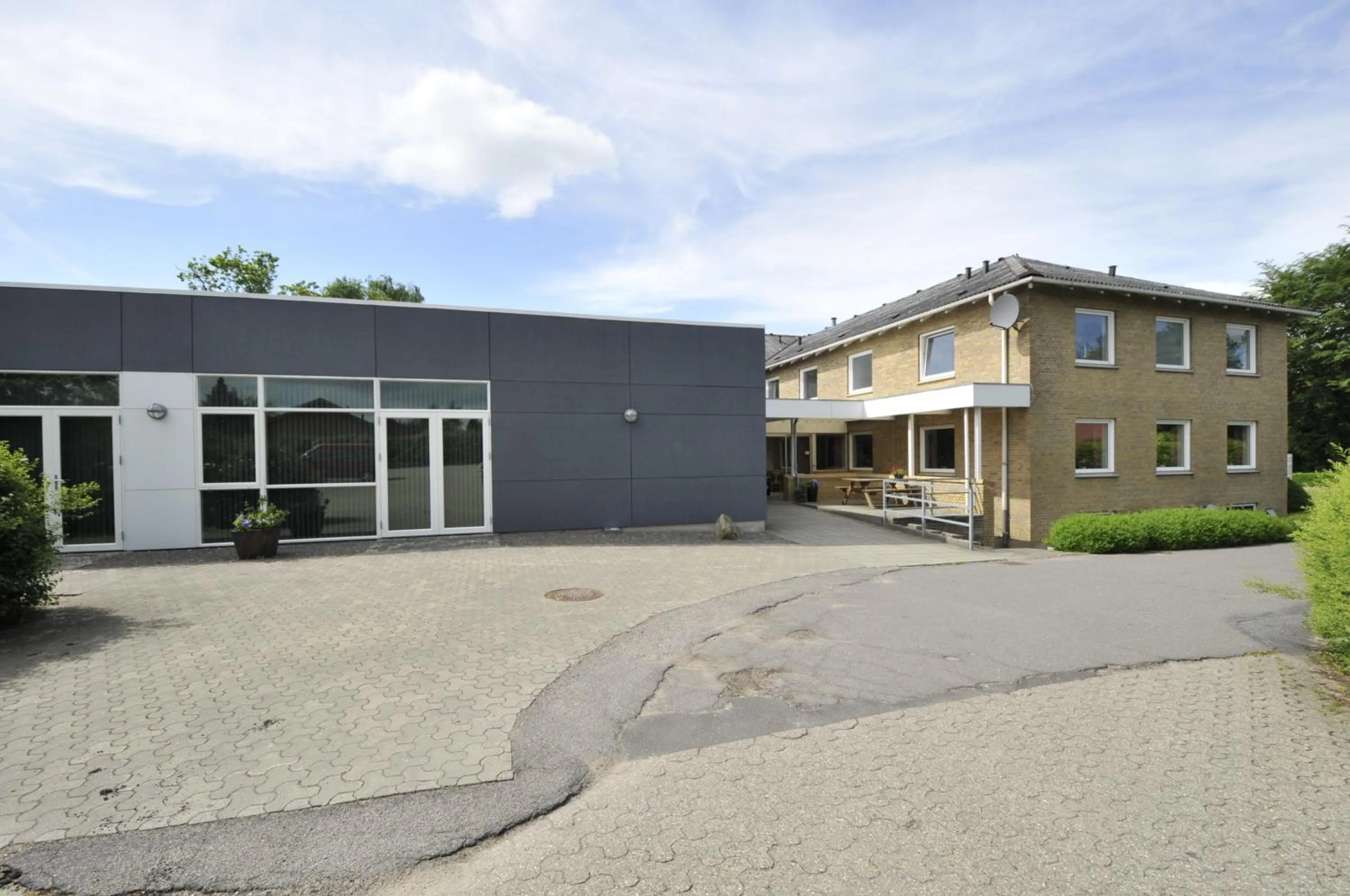 Facade/entrance in Thyregod Kursuscenter