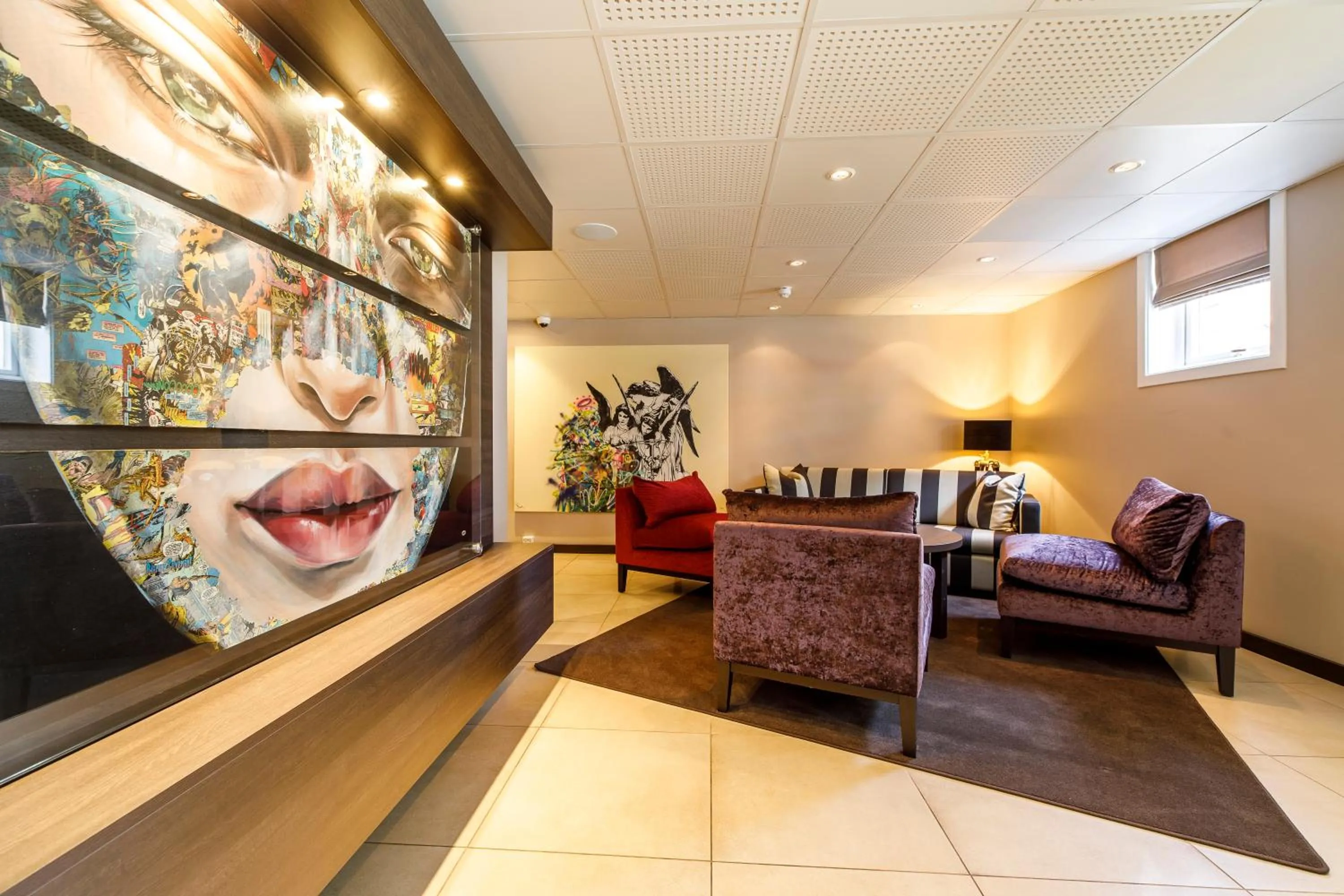 Seating area in Saga Apartments Oslo