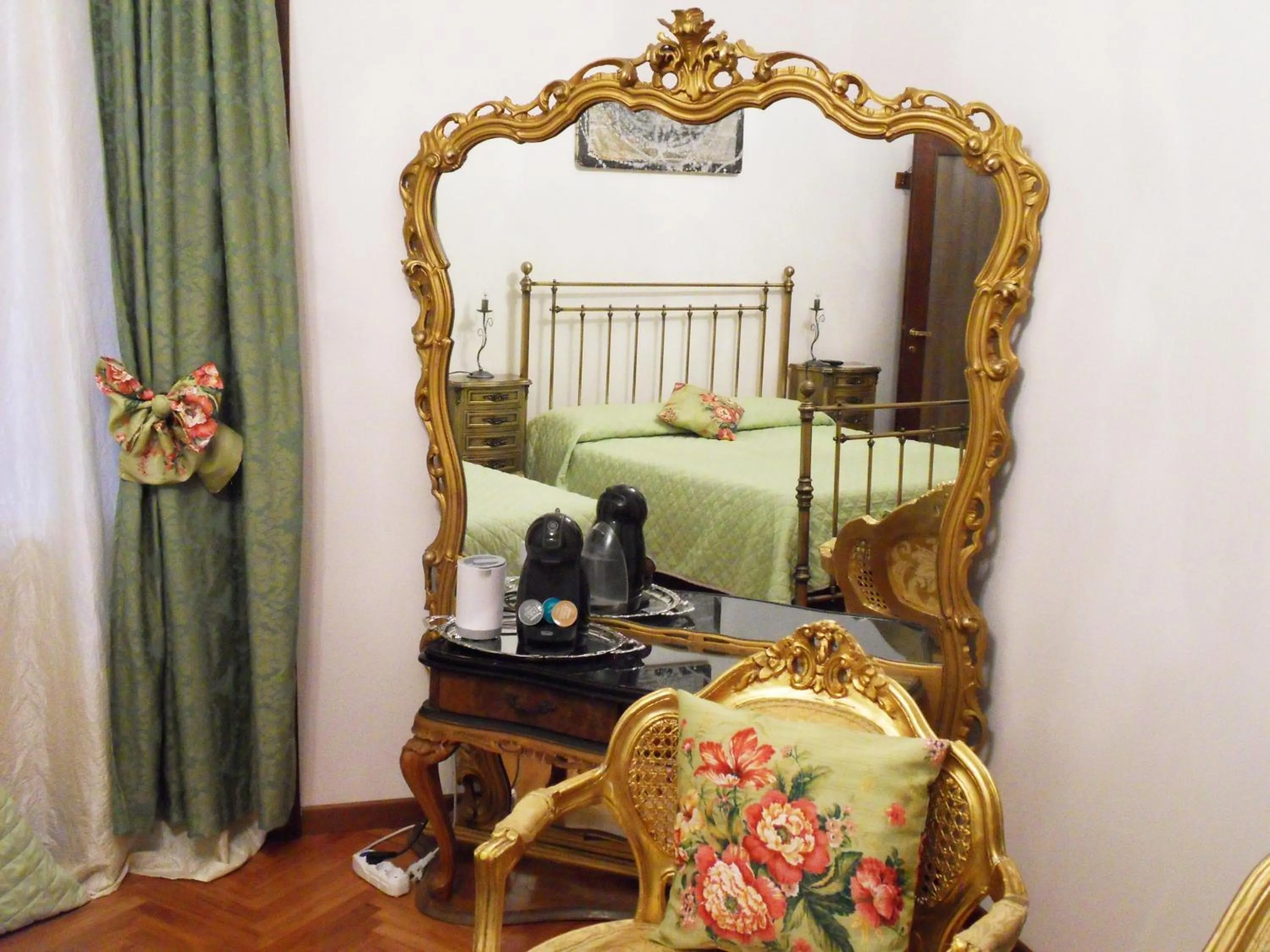 Decorative detail, Bed in Art&Coffee