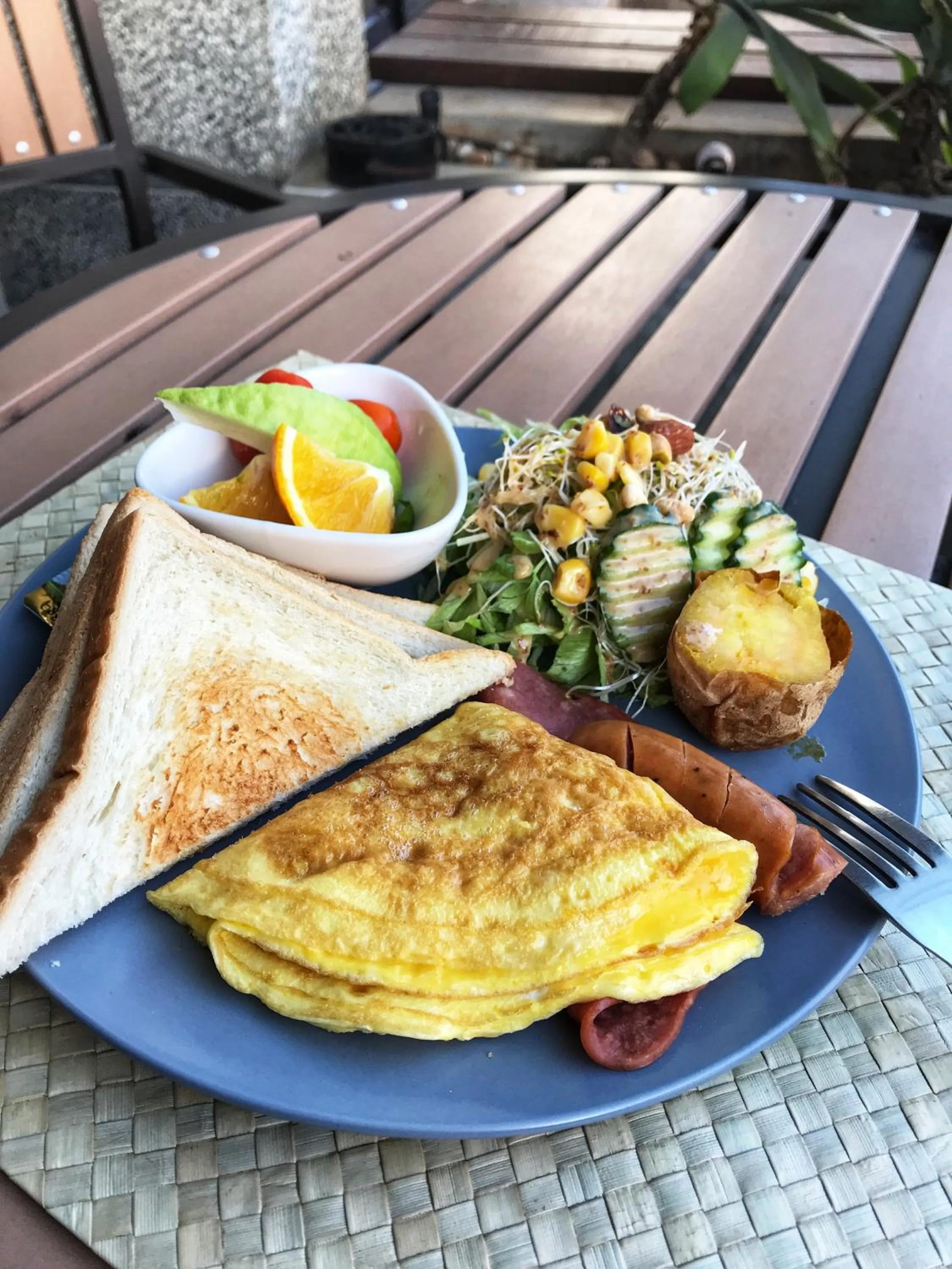 Food close-up in The Deer Head Inn