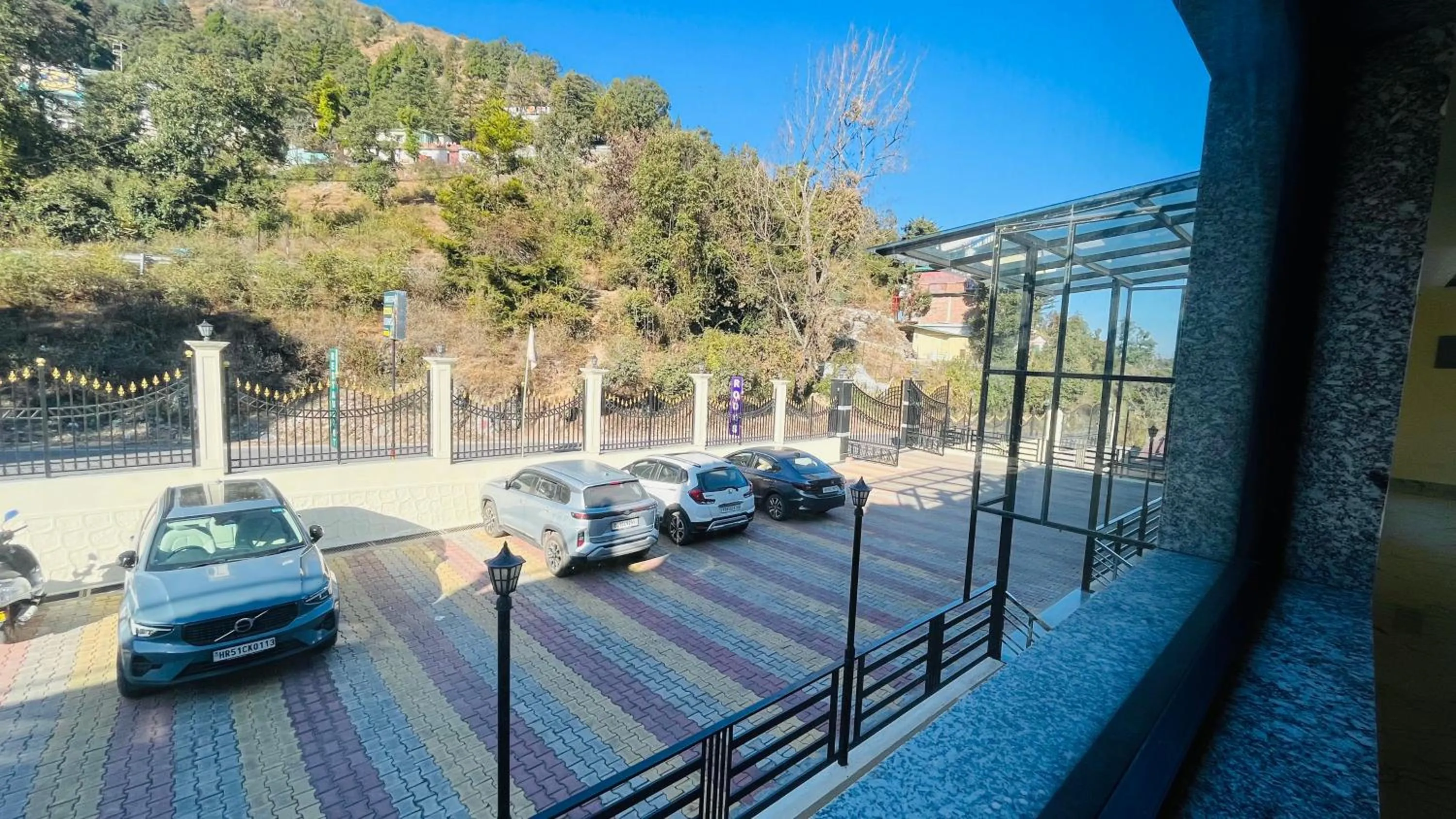 Parking in Trideus Mountain Club & Resort, Mussoorie