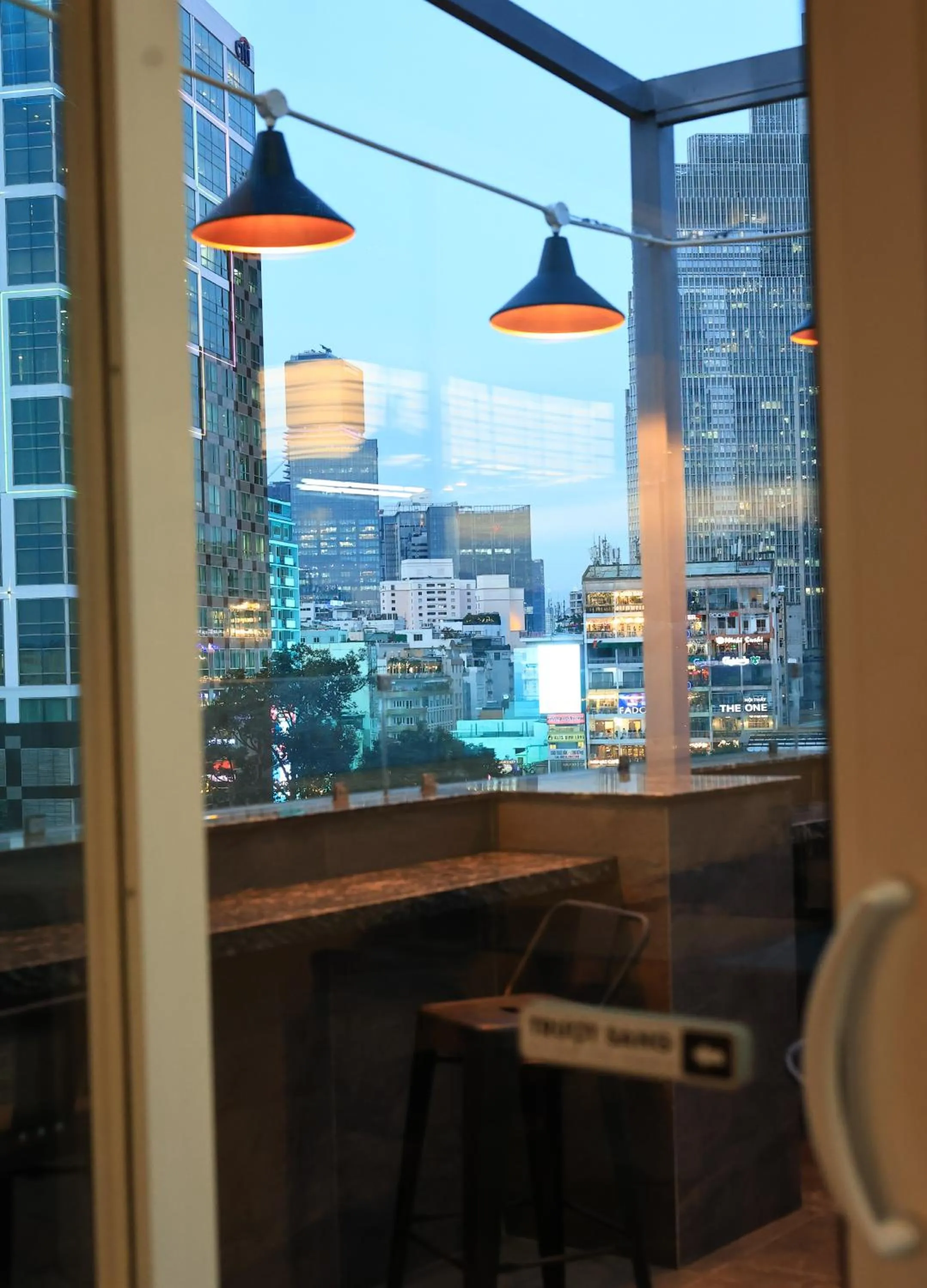 City view in Hato Saigon Boutique Hotel & Rooftop