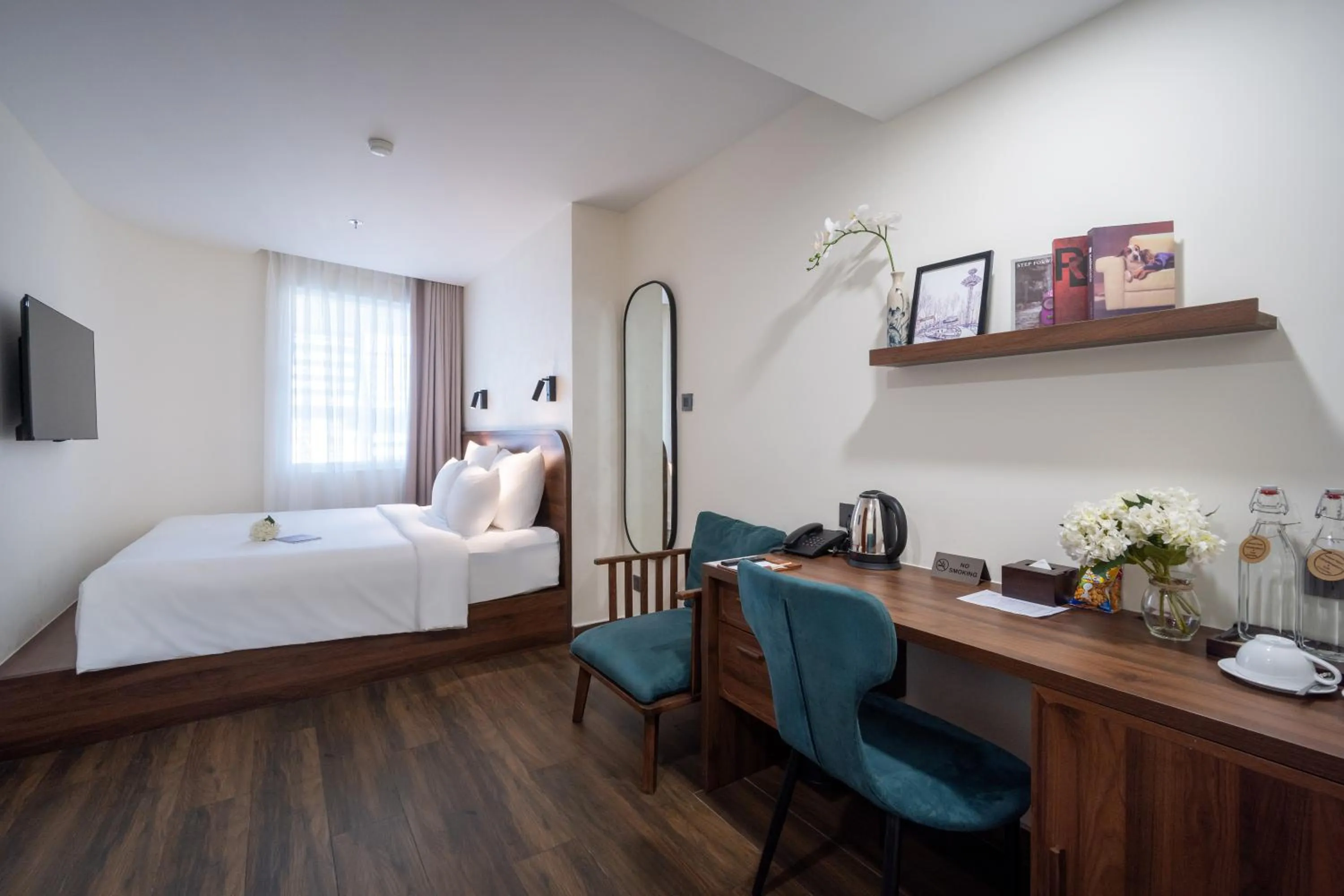 Photo of the whole room, Bed in Hato Saigon Boutique Hotel & Rooftop
