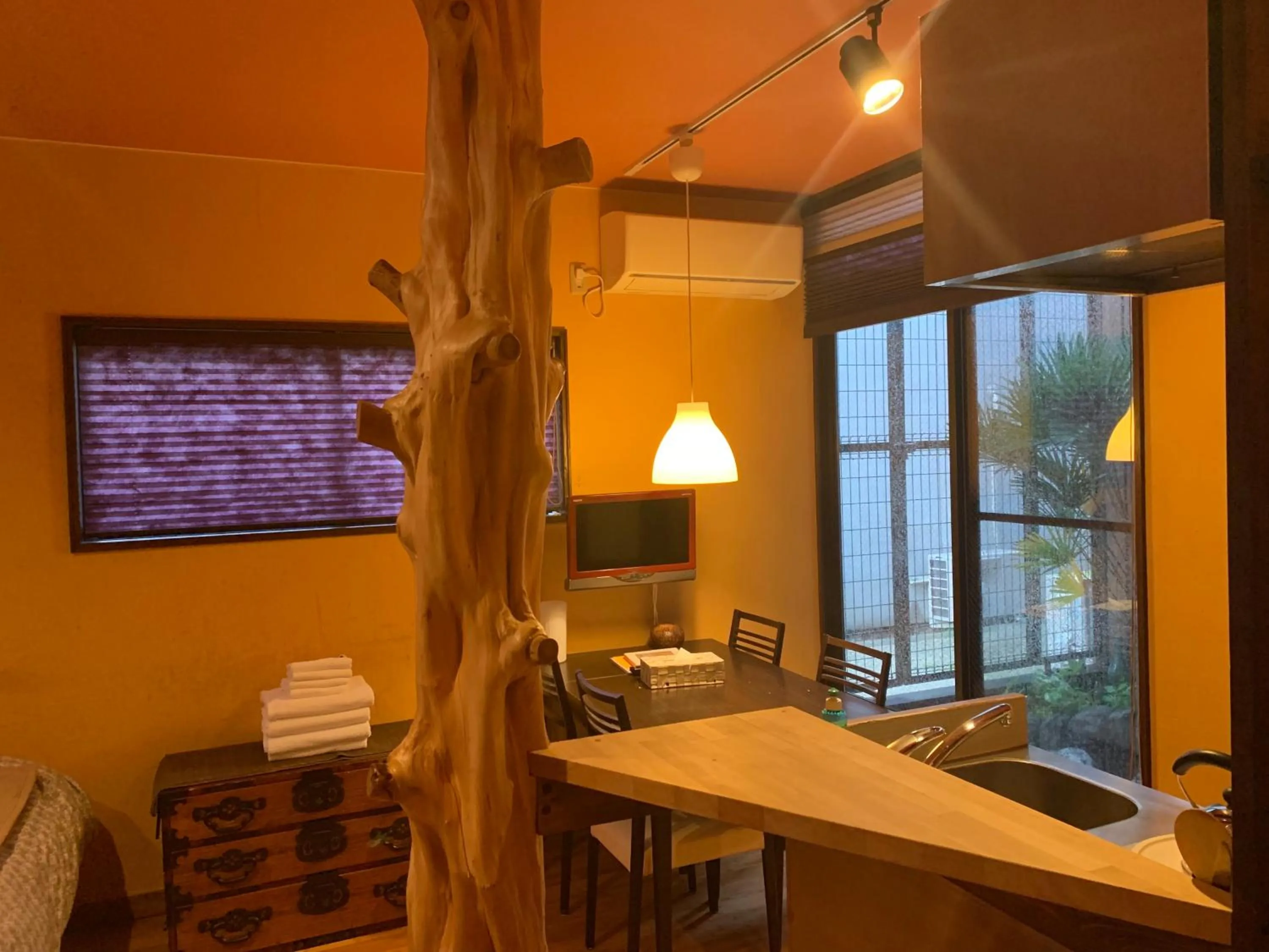 Kitchen or kitchenette in SAKARA KYOTO 桜香楽 京都