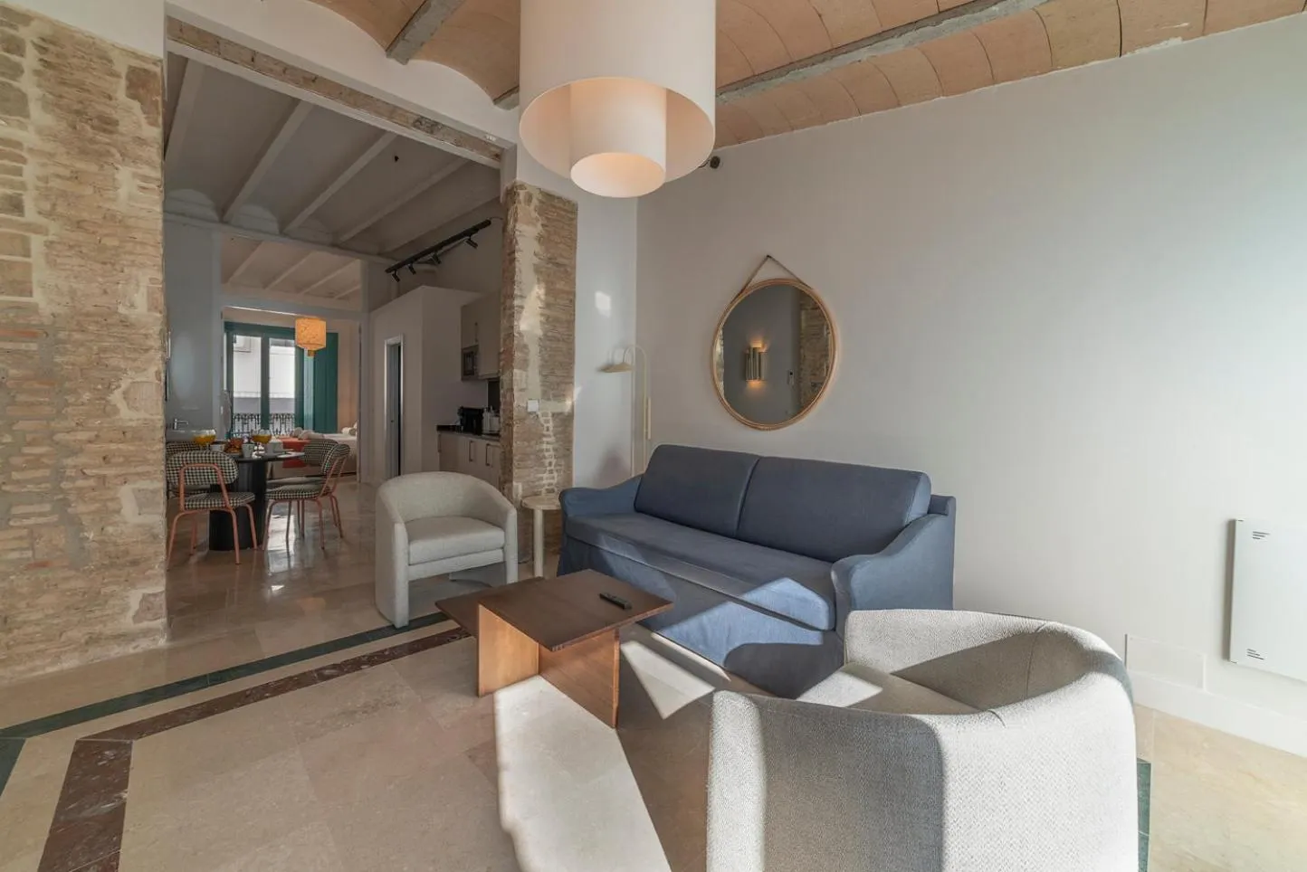 Living room in Slow Suites Salvador