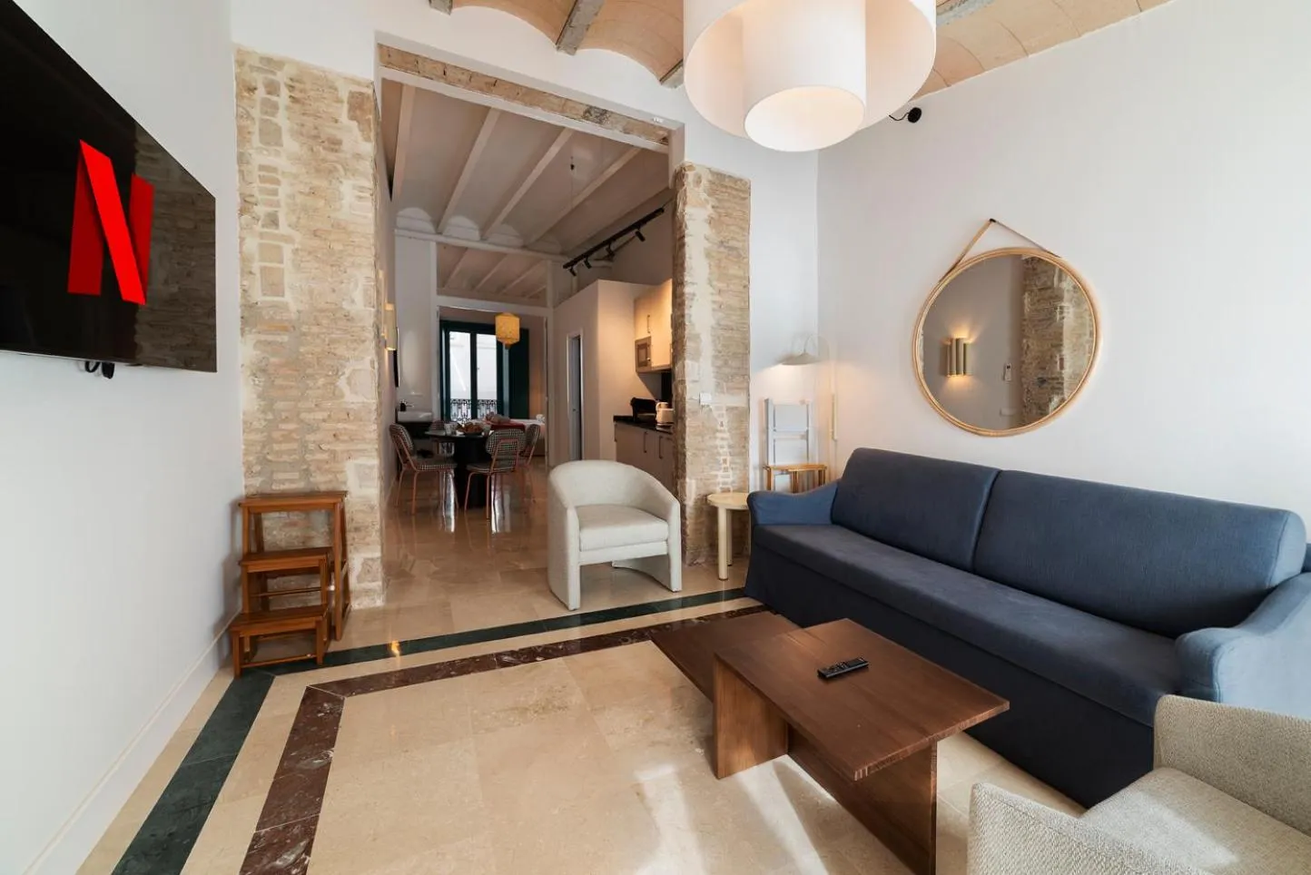 Living room in Slow Suites Salvador