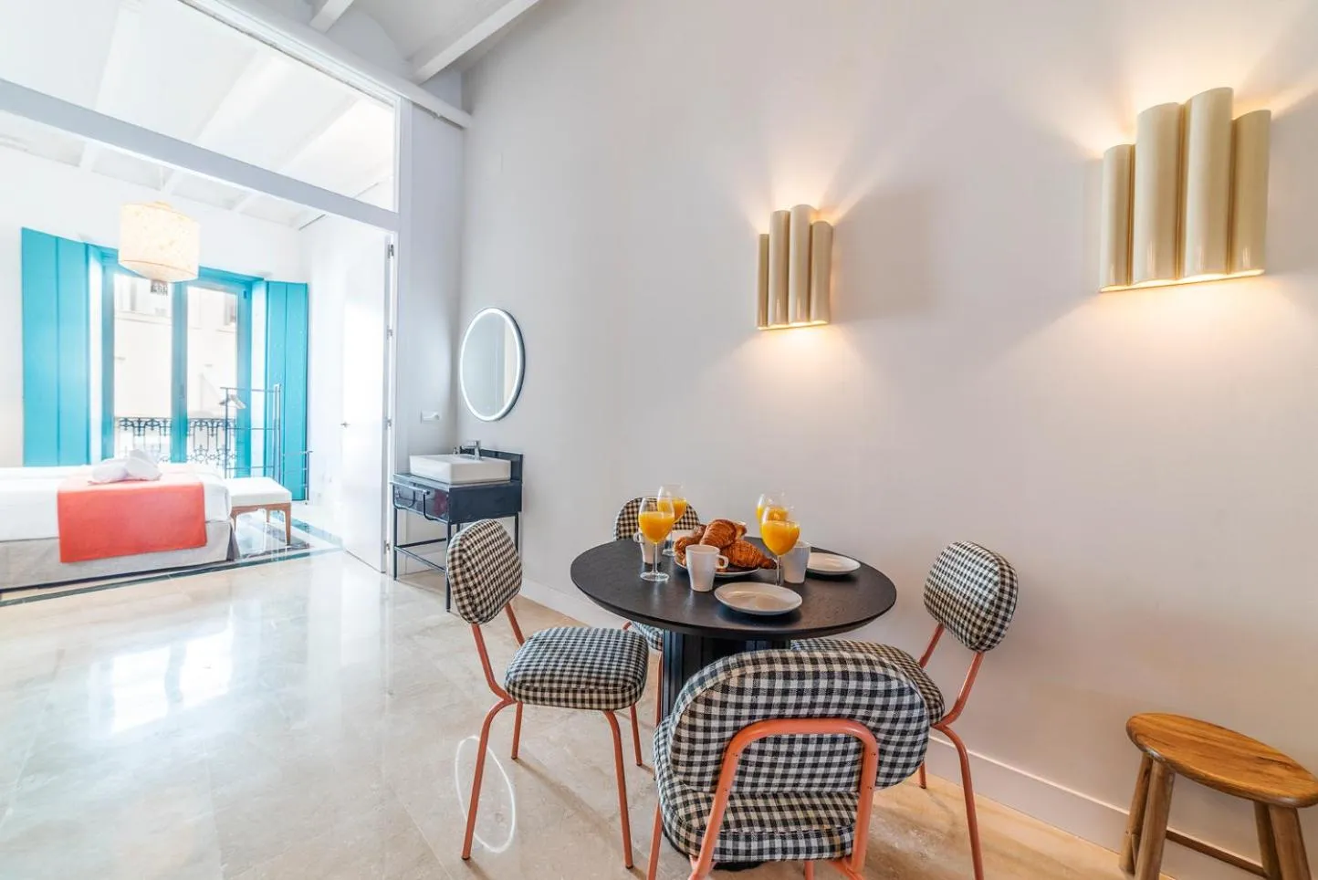 Living room in Slow Suites Salvador