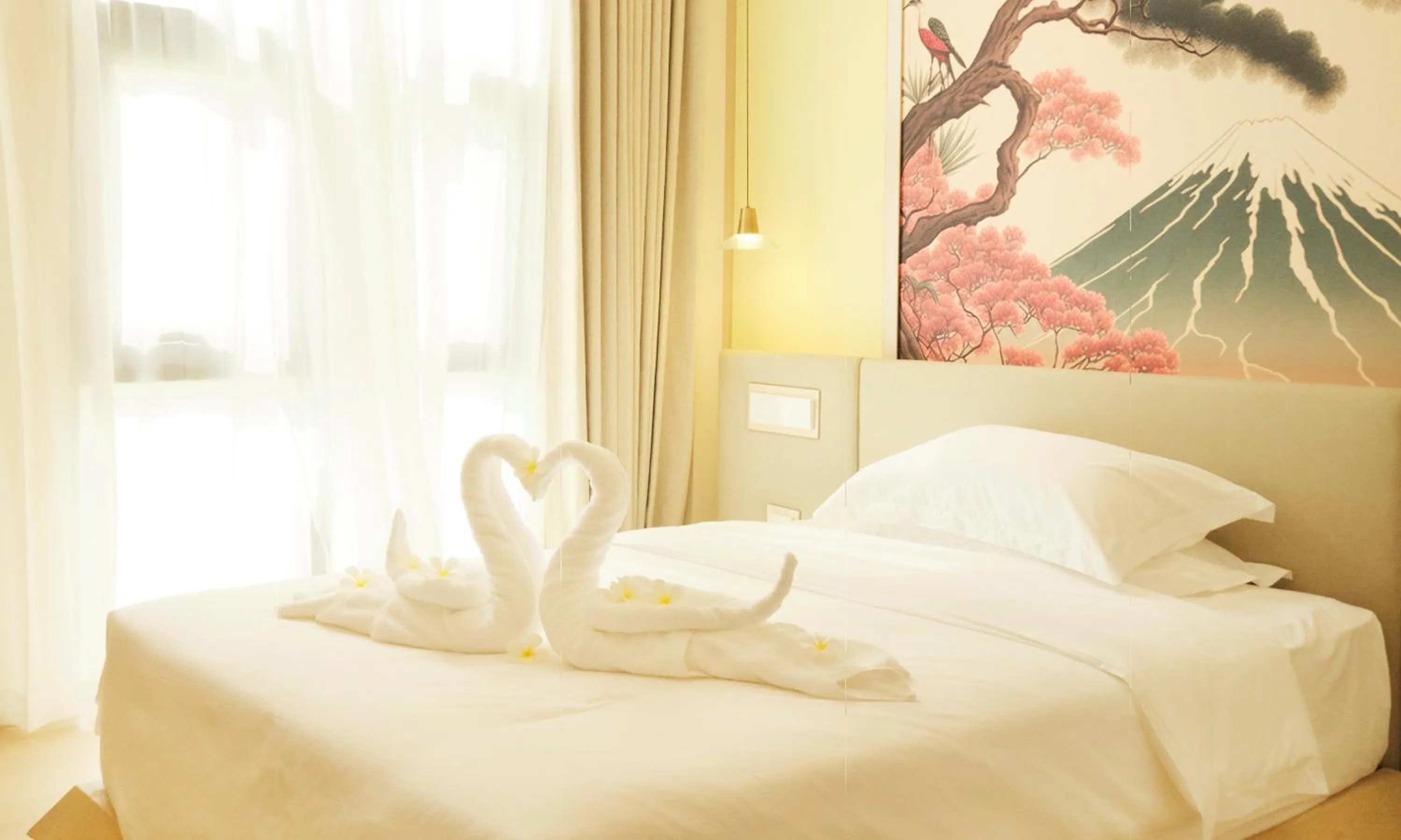 Bed in MonMonBoutique Hotel