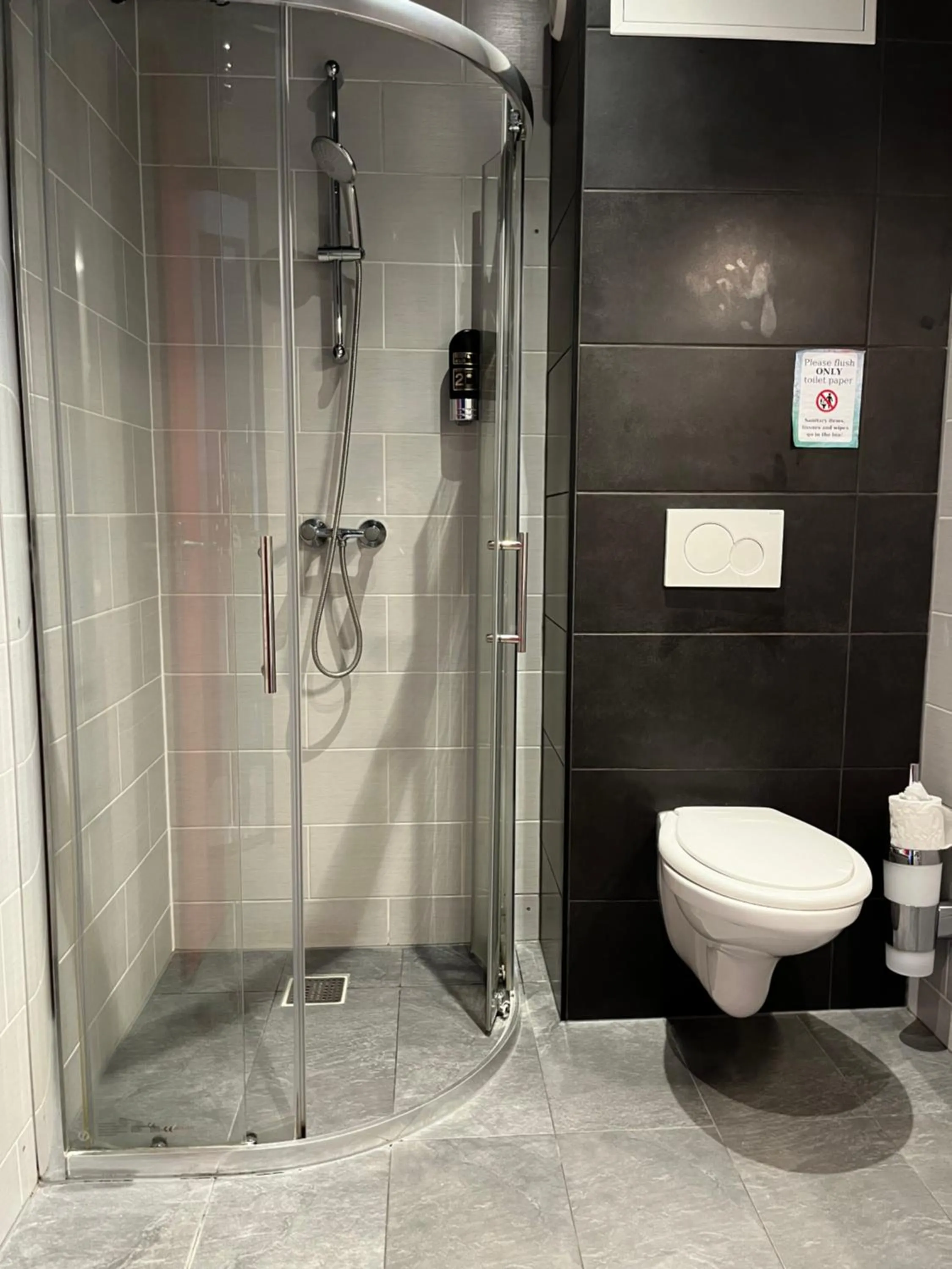 Shower in Heart of Amsterdam Hostel