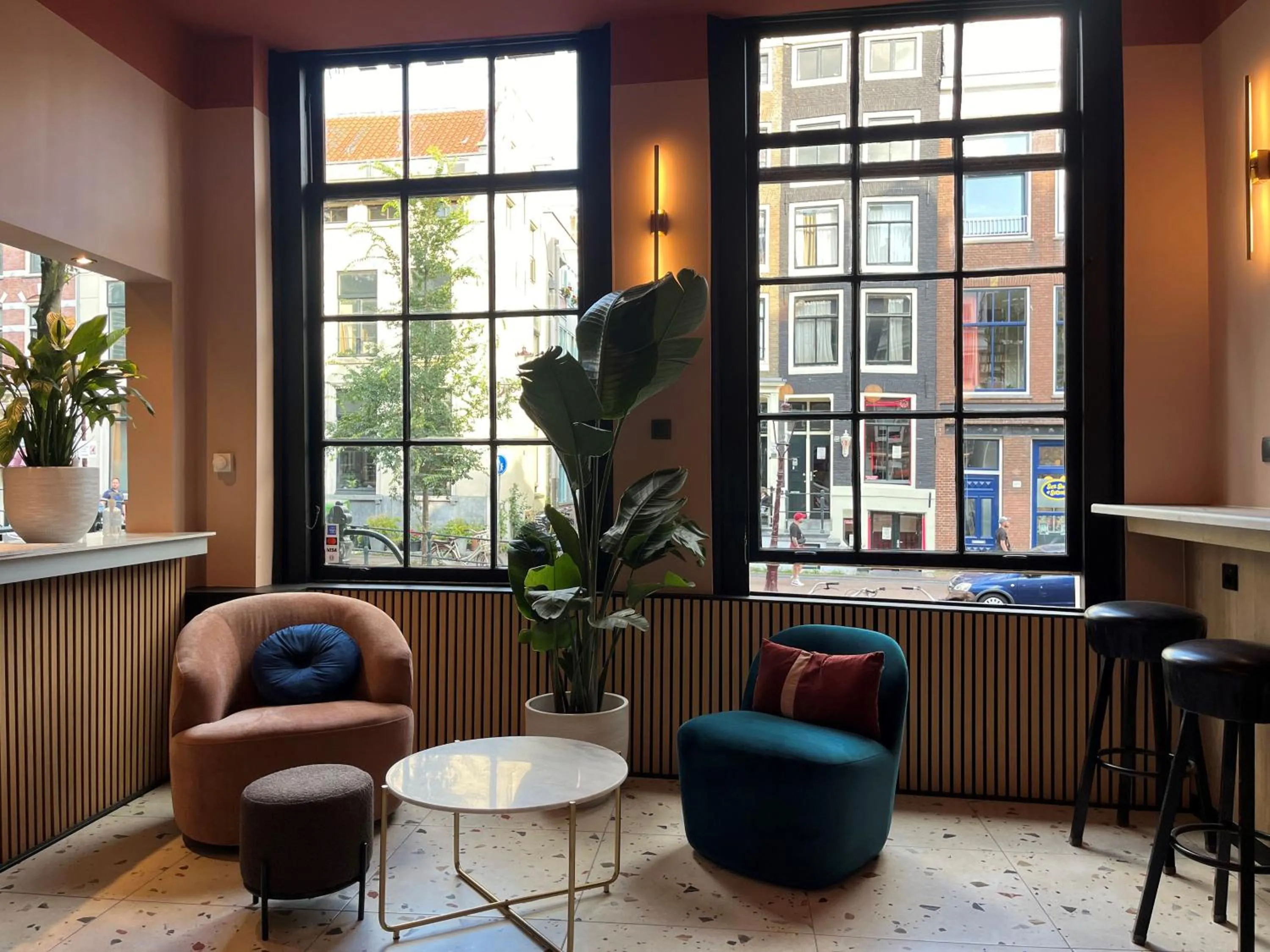 Lobby or reception in Heart of Amsterdam Hostel