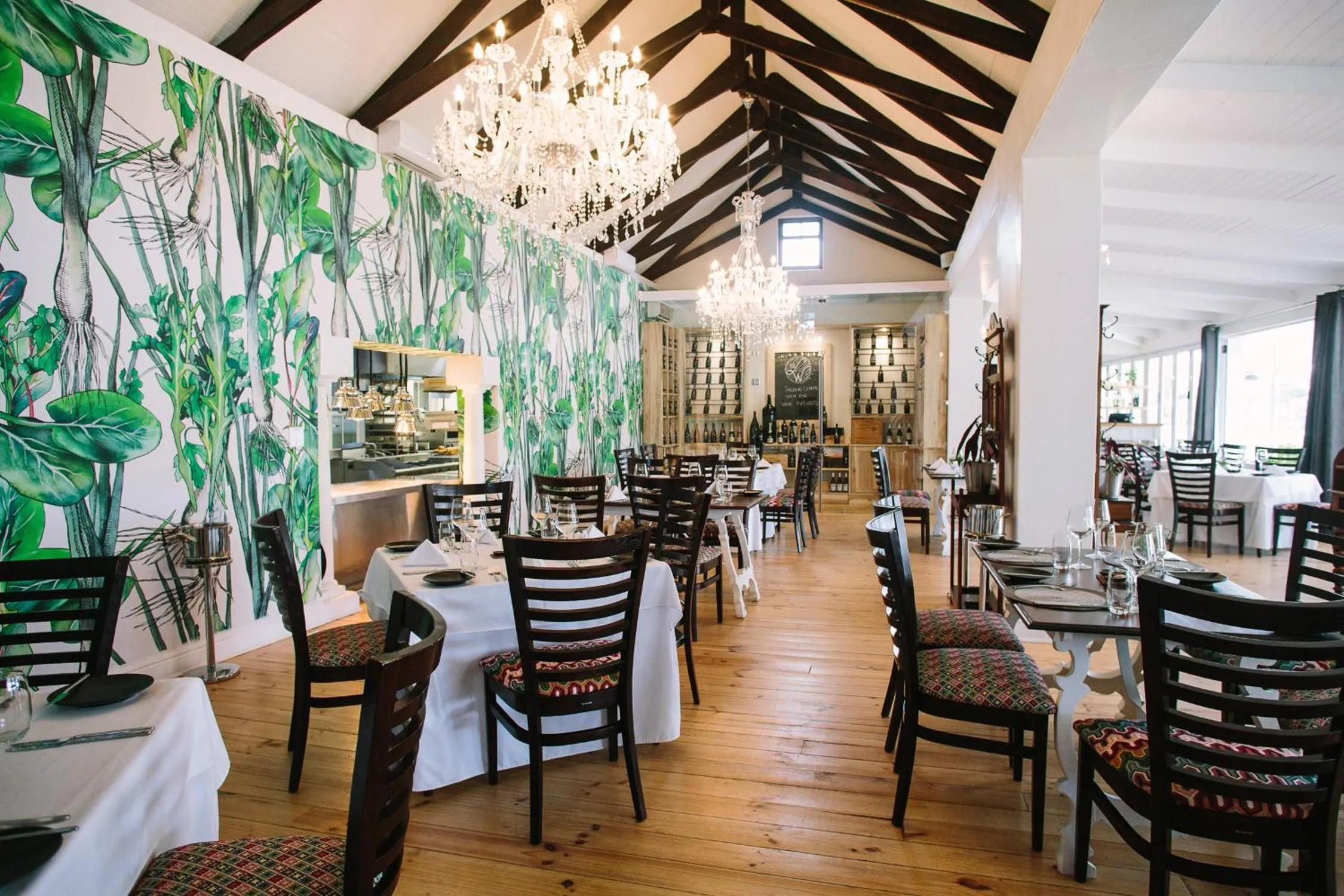 Food and drinks in Endless Vineyards at Wildekrans Wine Estate