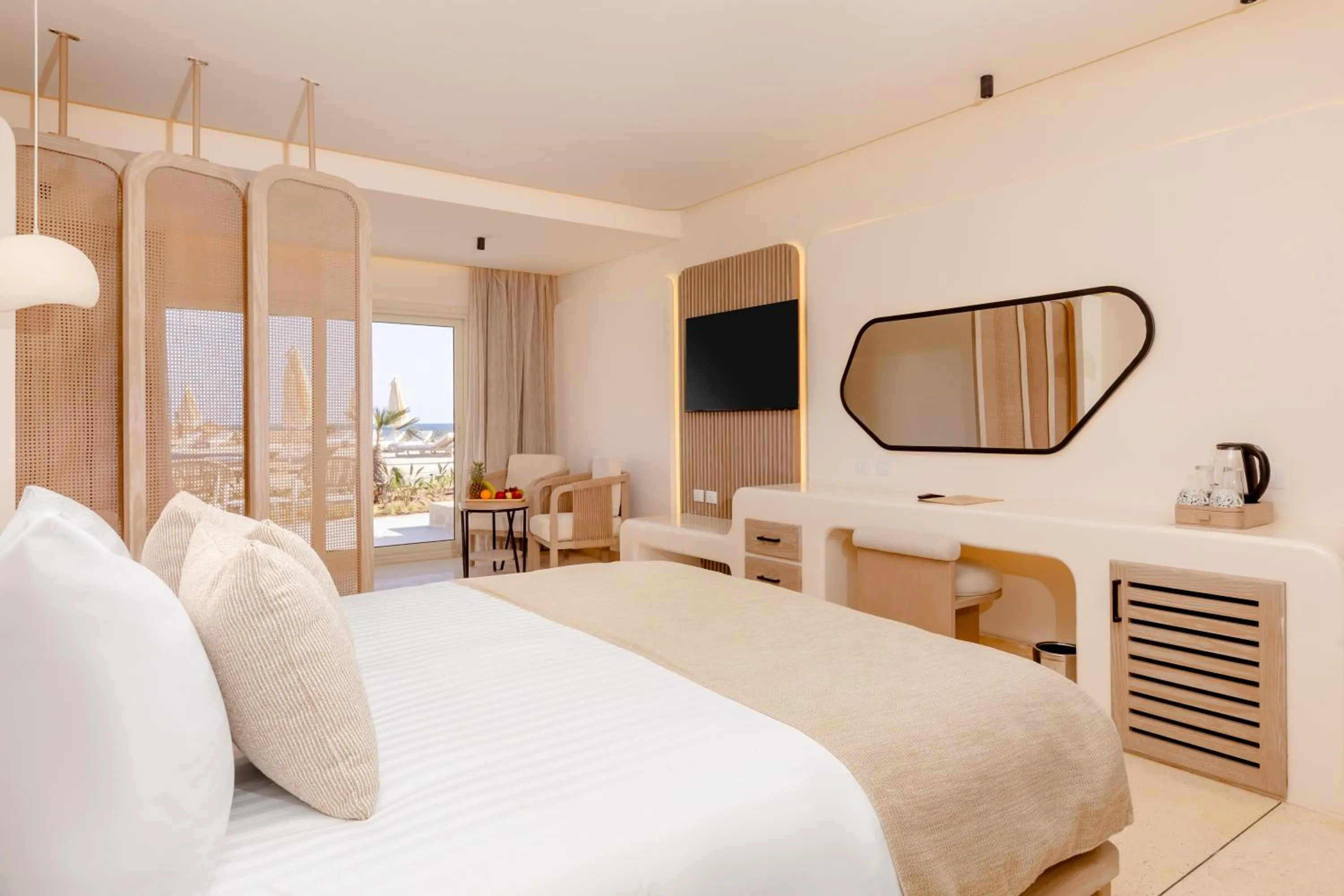 Bed in Sunrise Anjum Resort