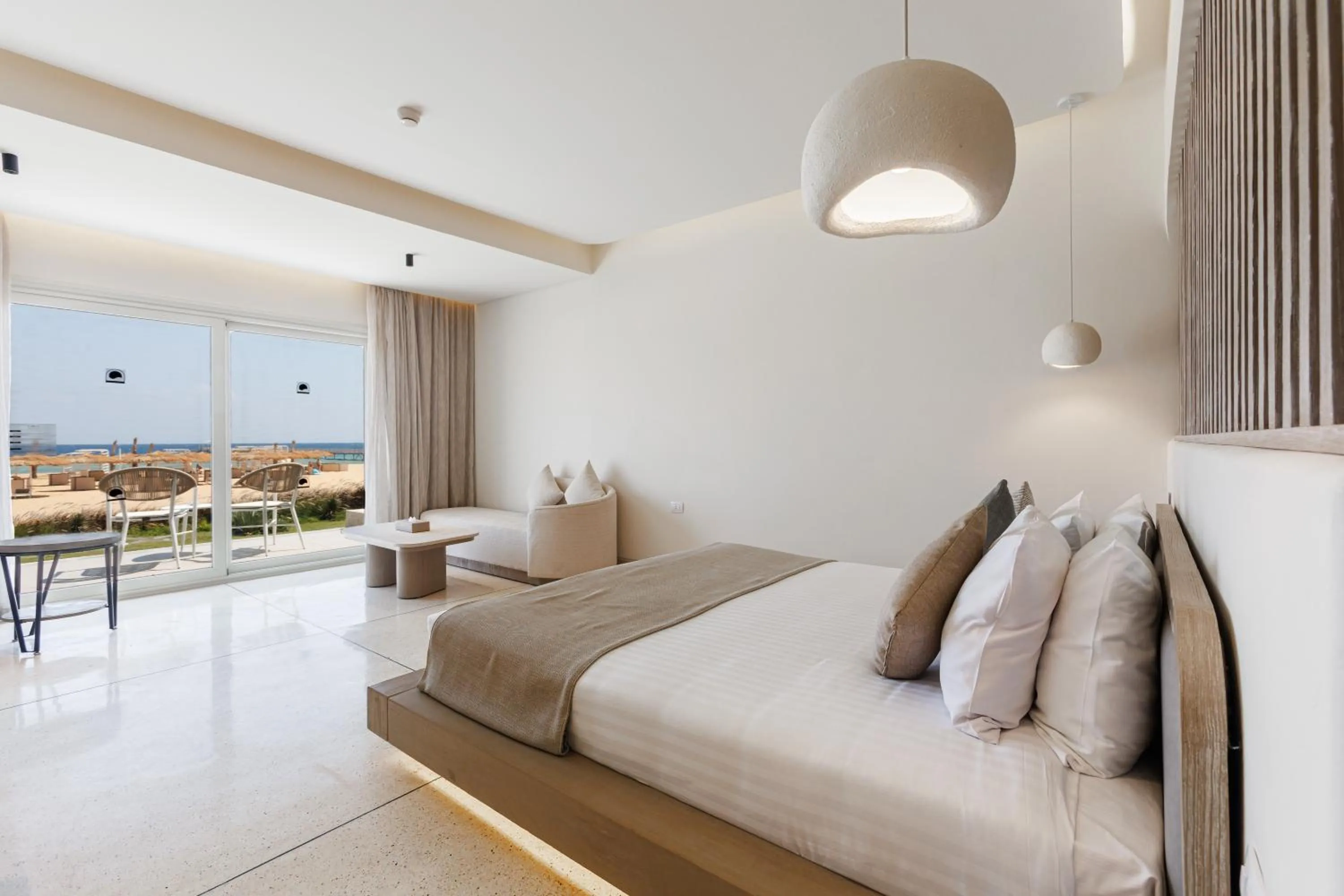 Bed in Sunrise Anjum Resort