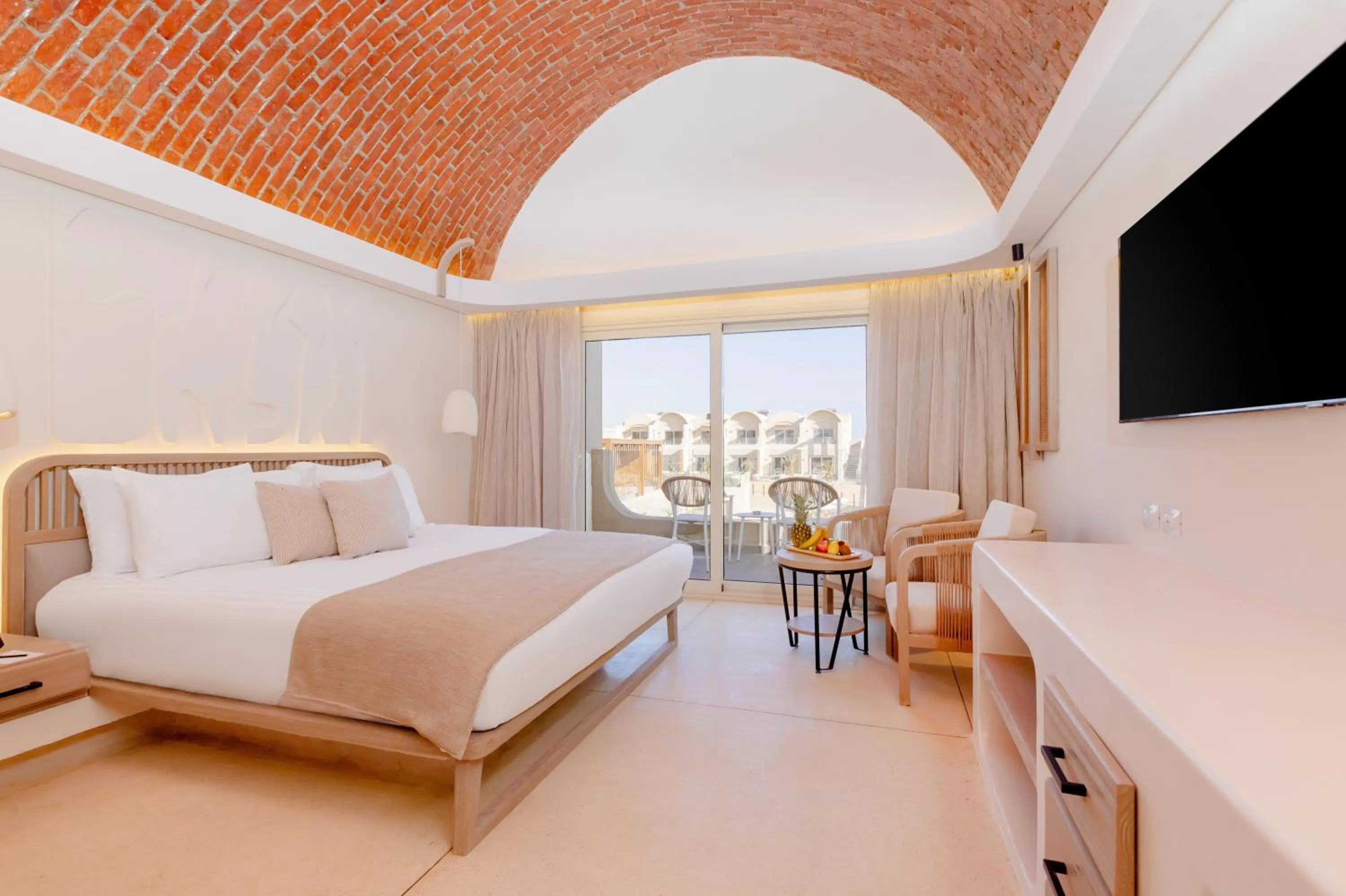 Bed in Sunrise Anjum Resort