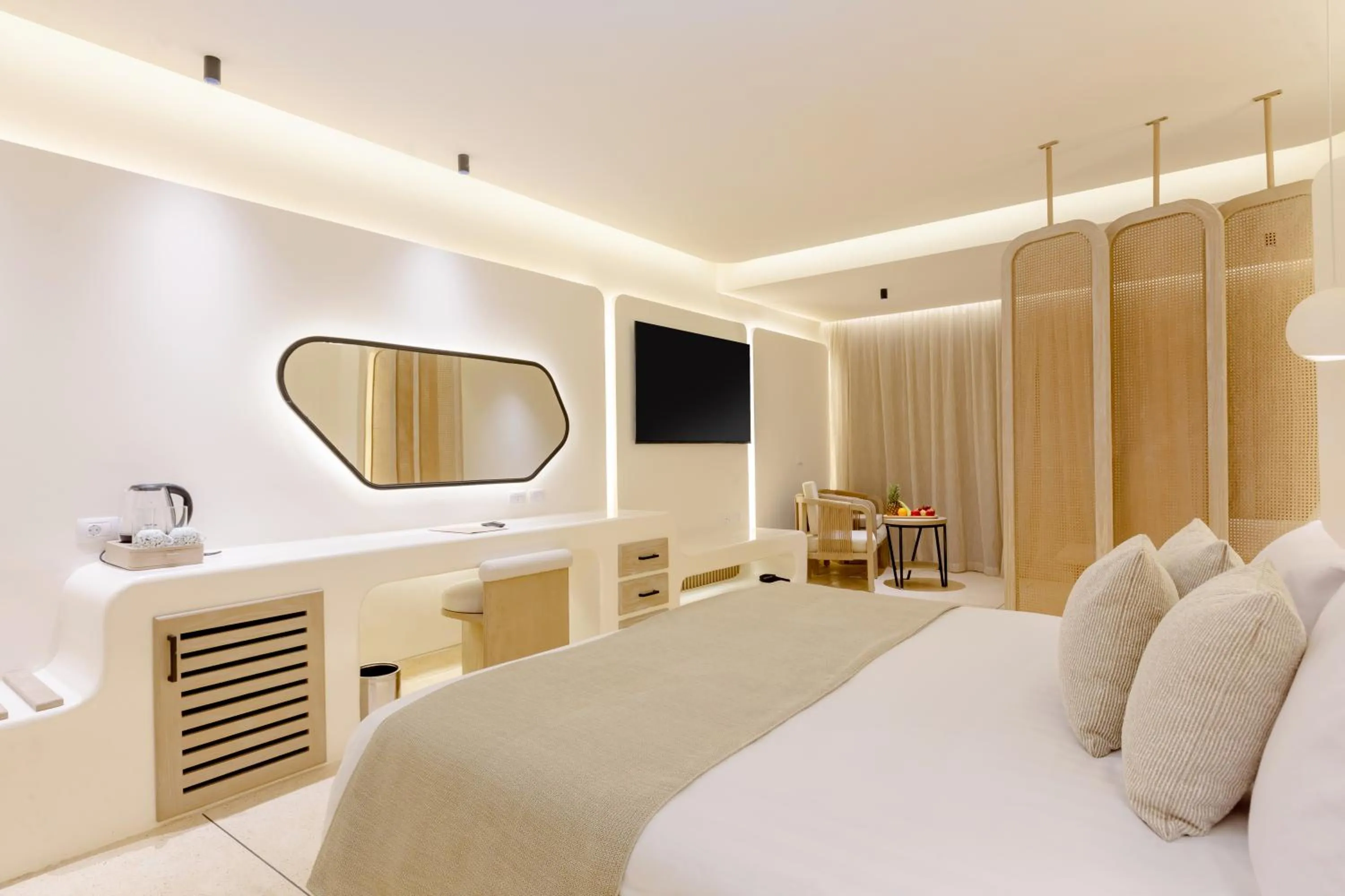 Bed in Sunrise Anjum Resort