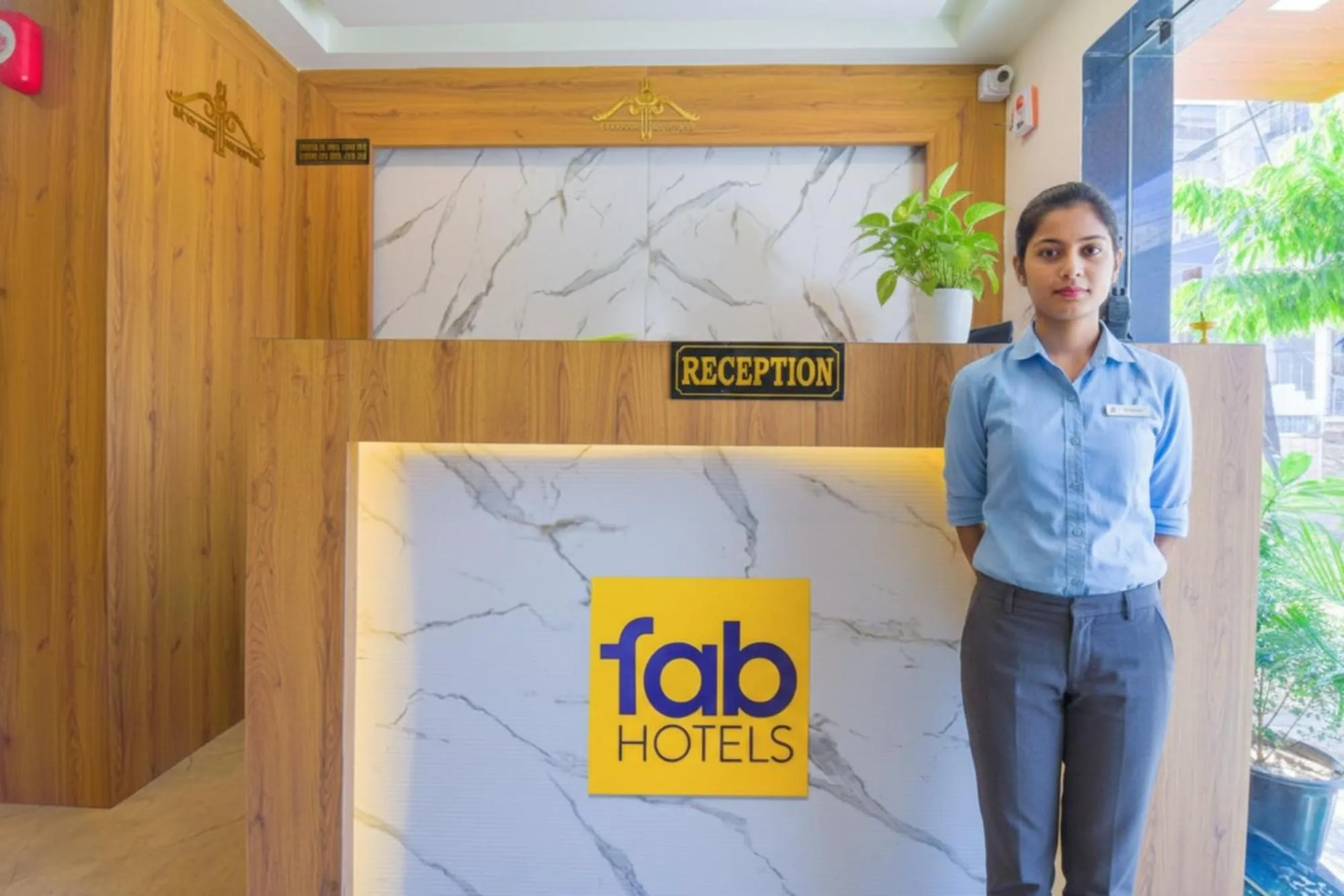 Lobby or reception in FabHotel Bohra International