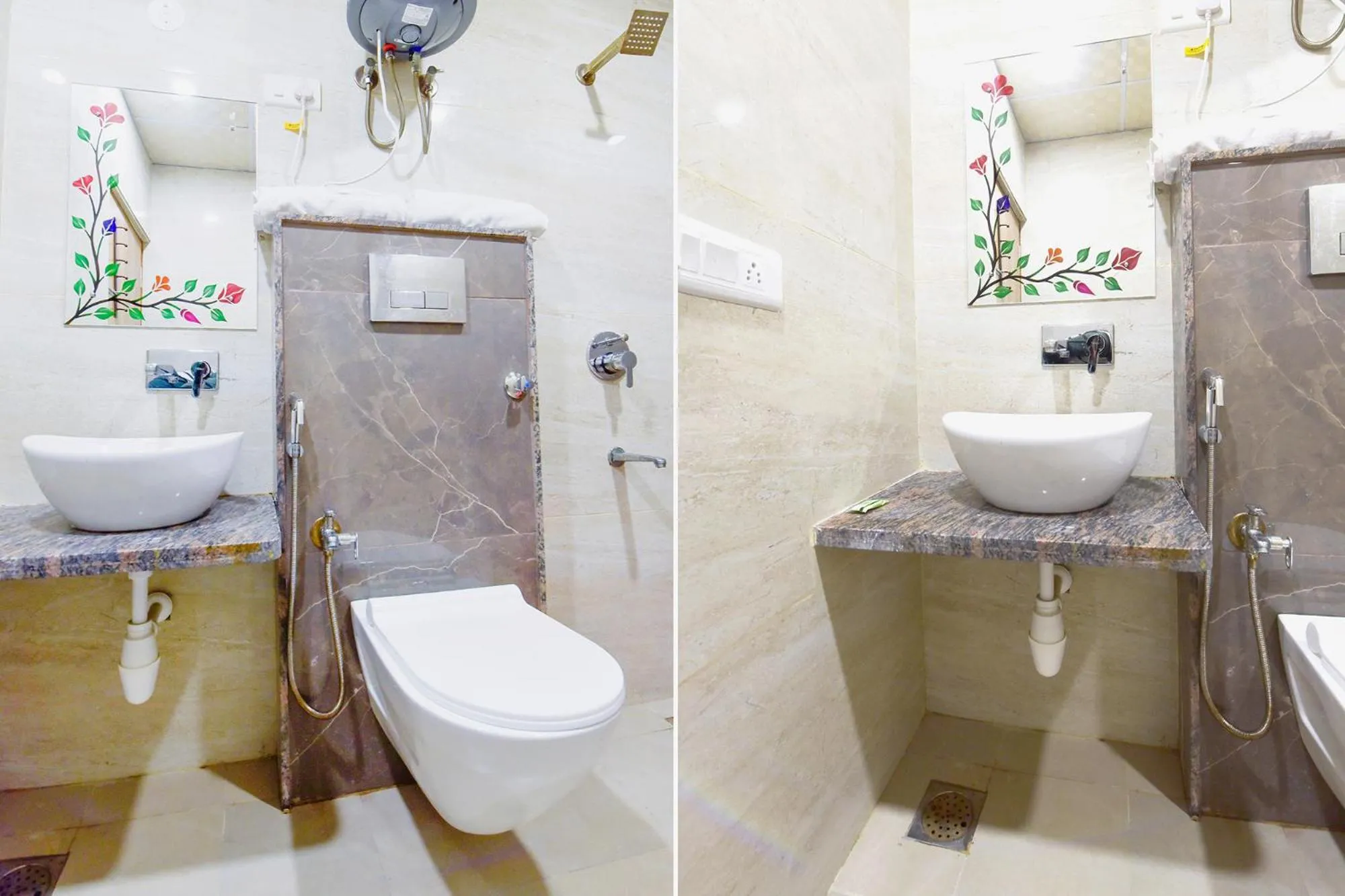 Bathroom in FabHotel Bohra International