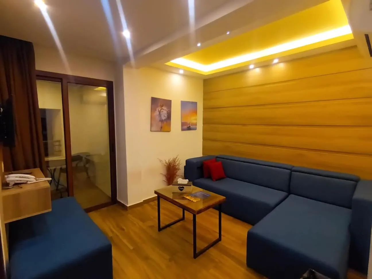 Living room in Batroun boutique suites