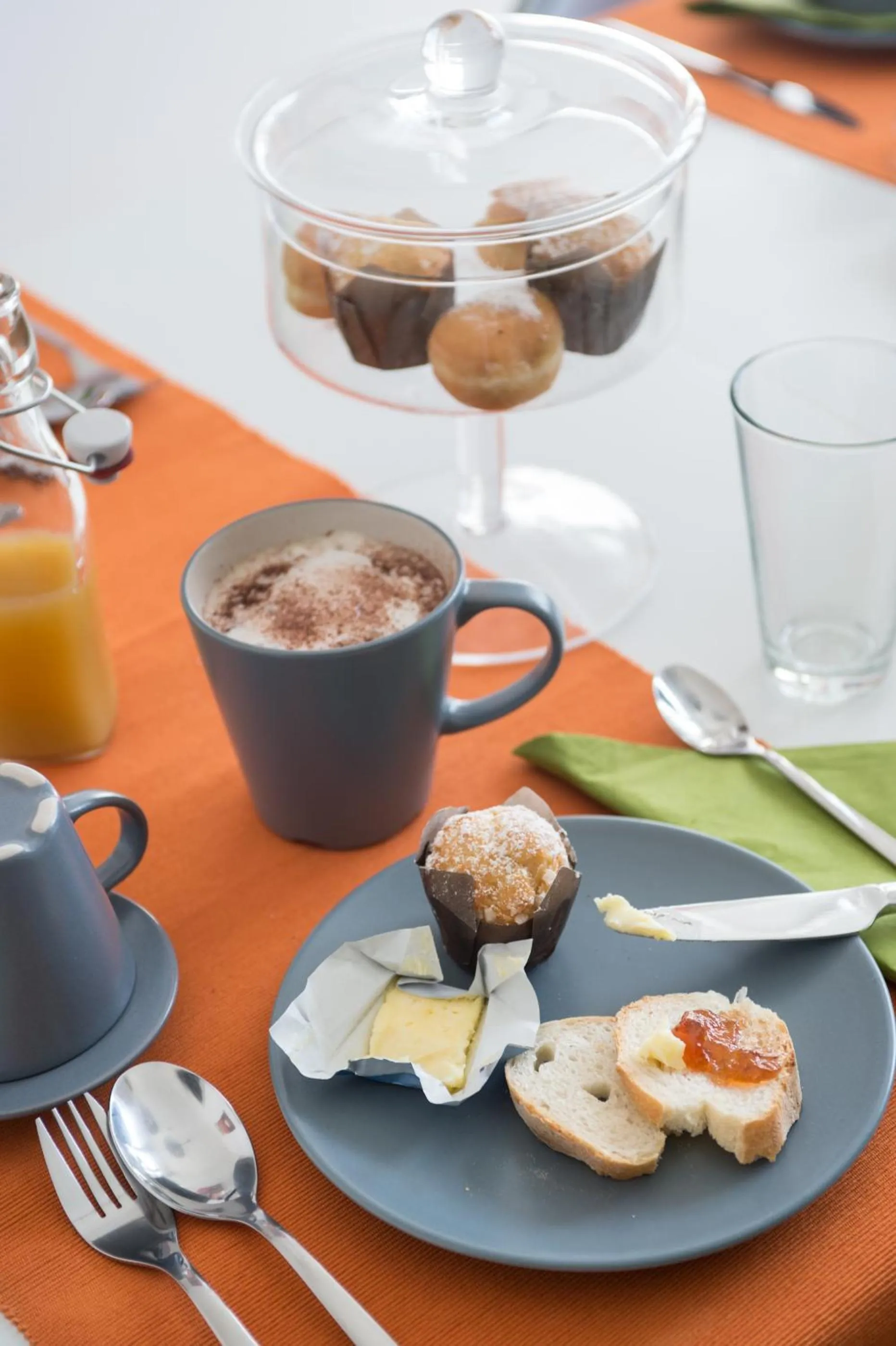 Italian breakfast in La Maison des Tout le Monde