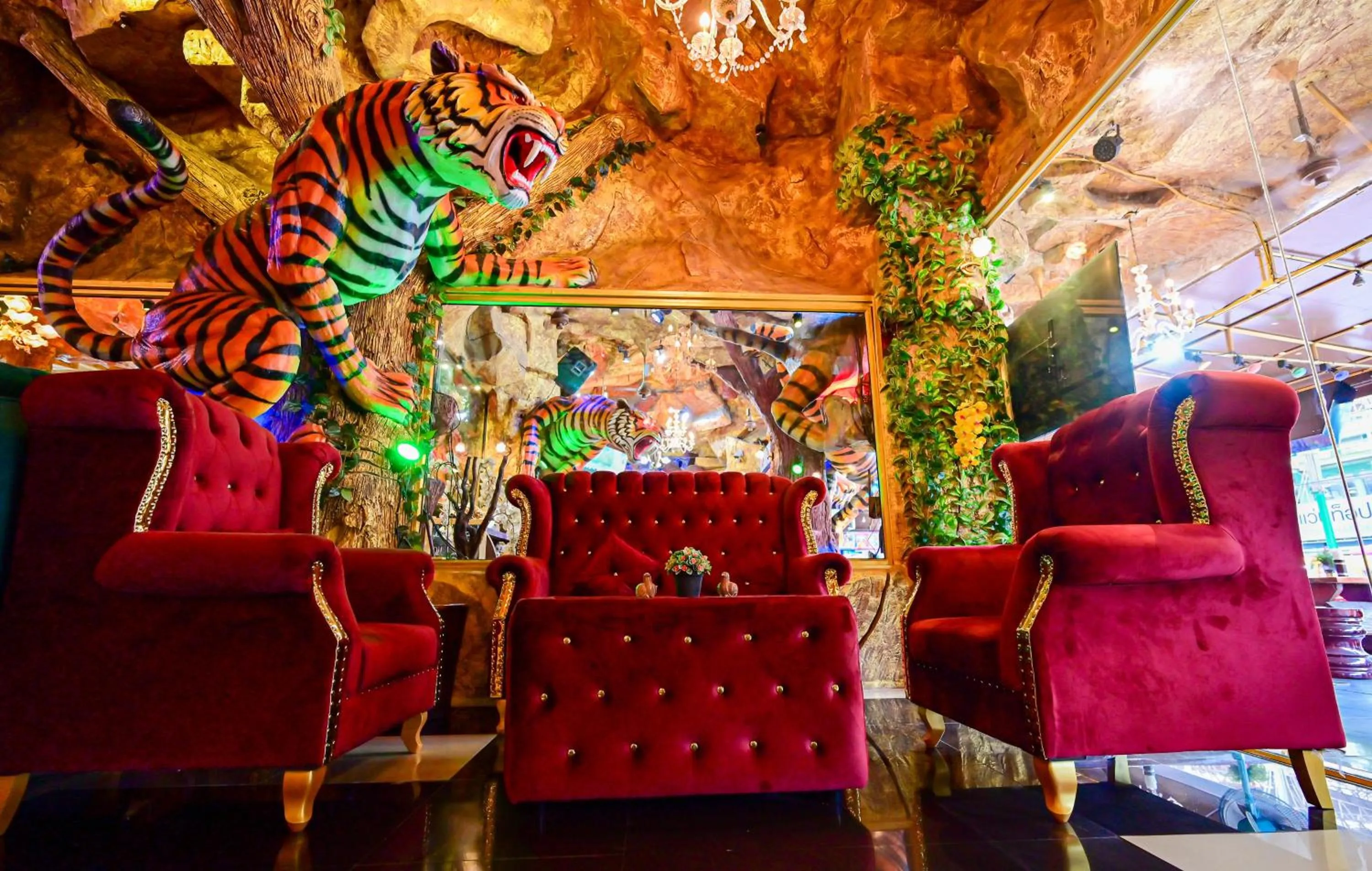 Seating area in Tiger Complex Hotel