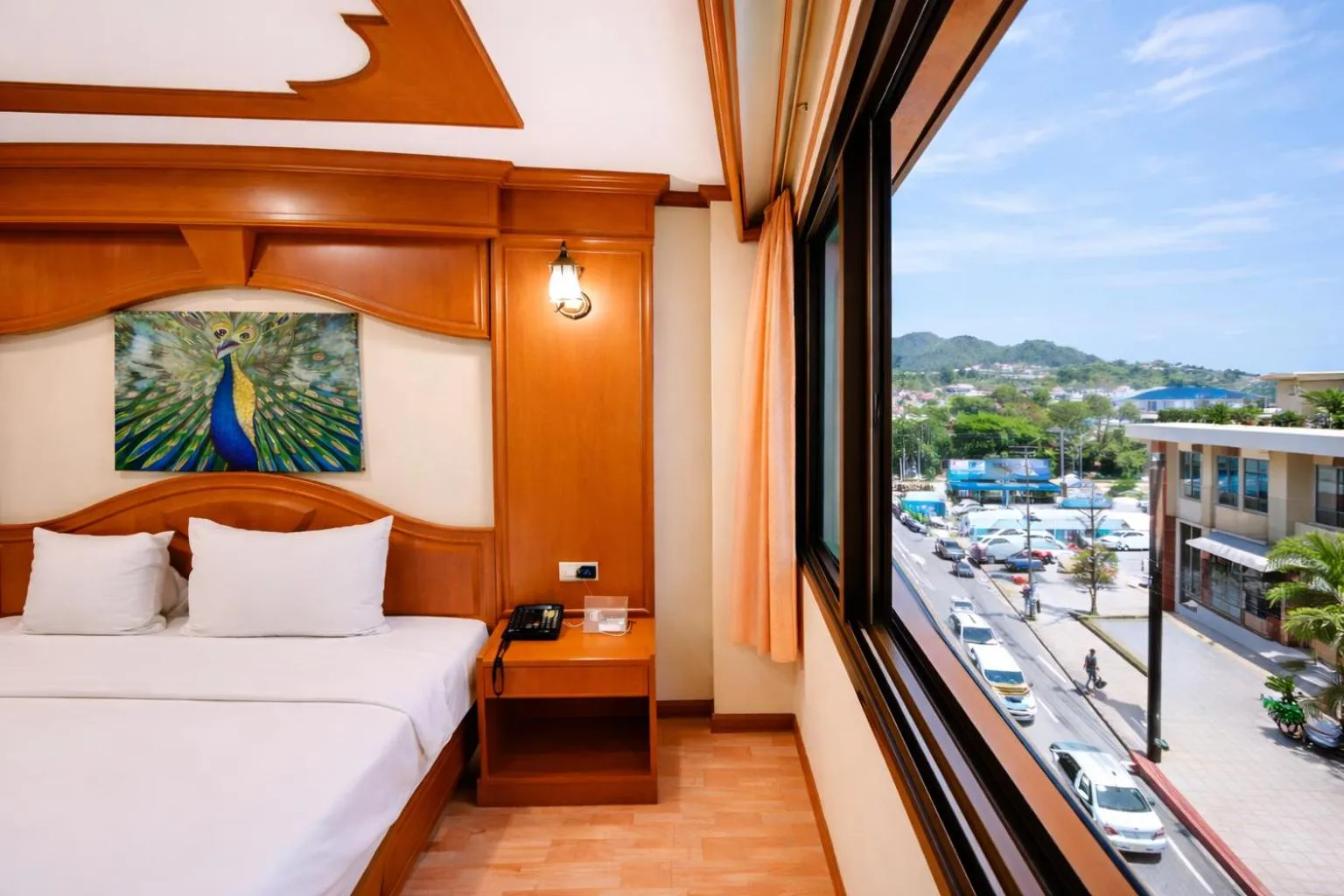 View (from property/room), Bed in Tiger Complex Hotel