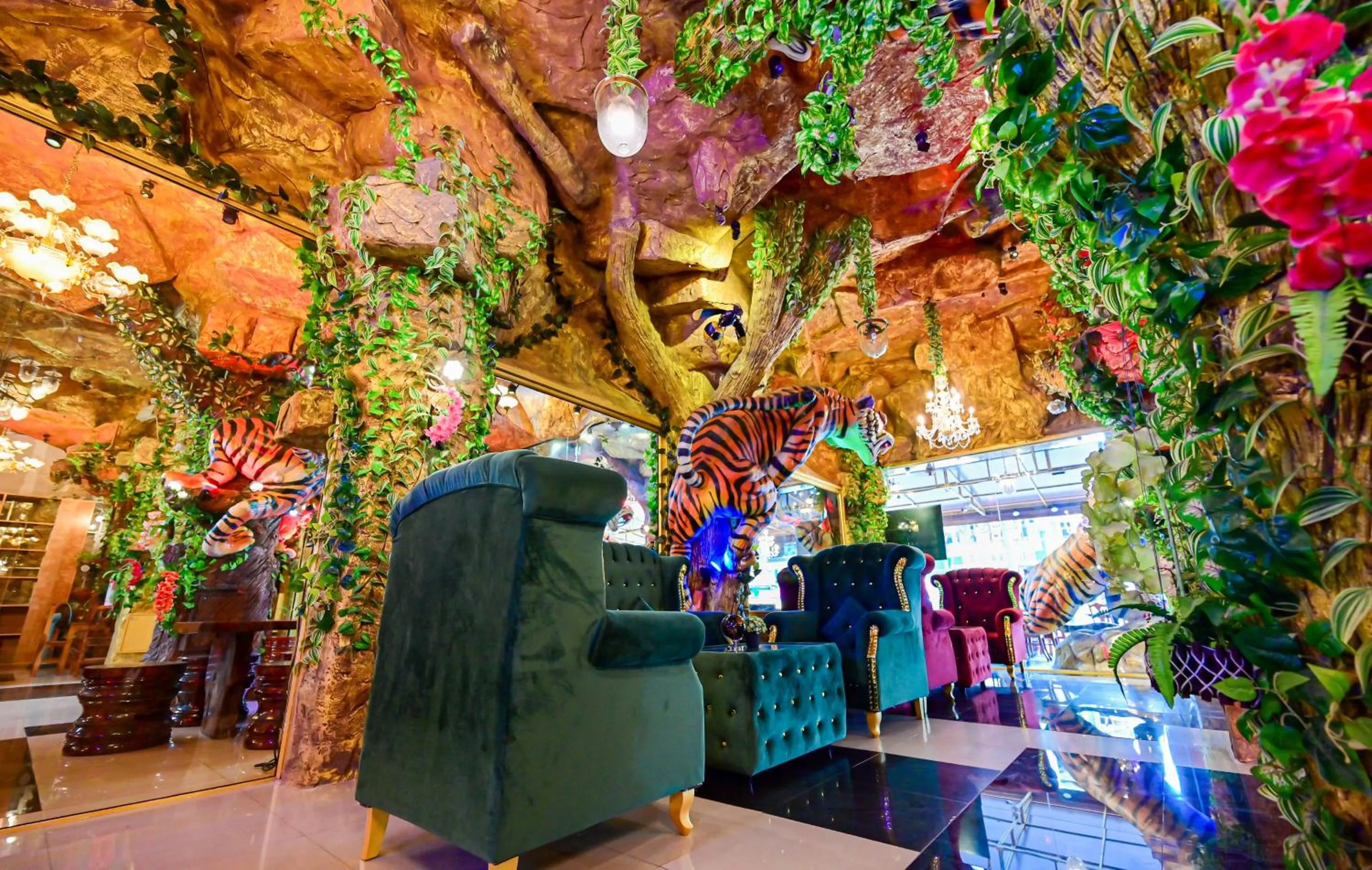 Seating area in Tiger Complex Hotel