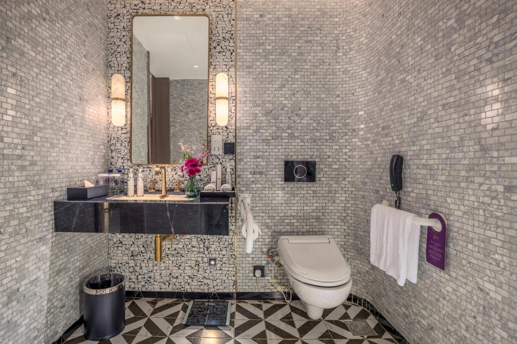 Bathroom in Glee Nairobi, a Preferred LVX Hotel