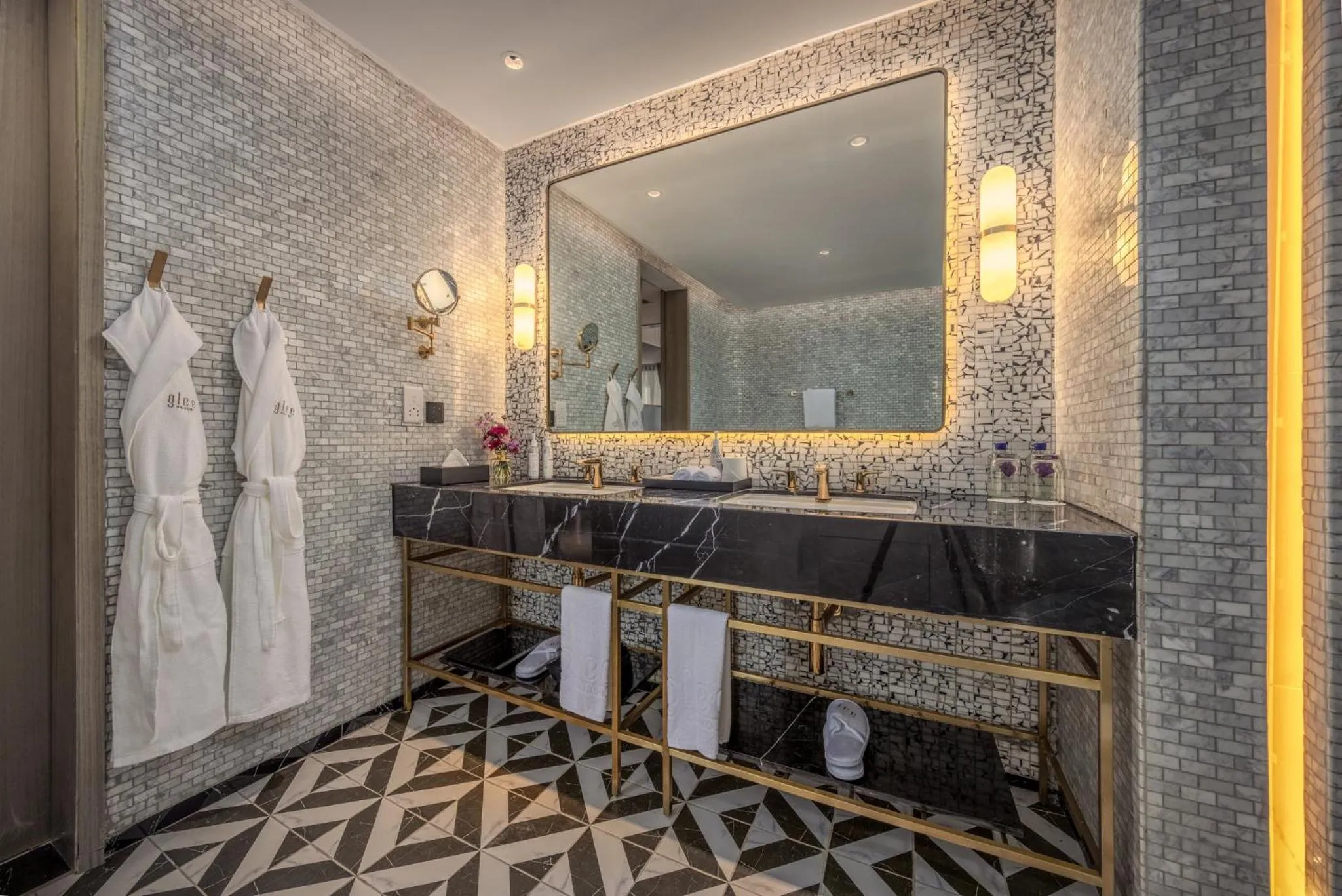 Bathroom in Glee Nairobi, a Preferred LVX Hotel