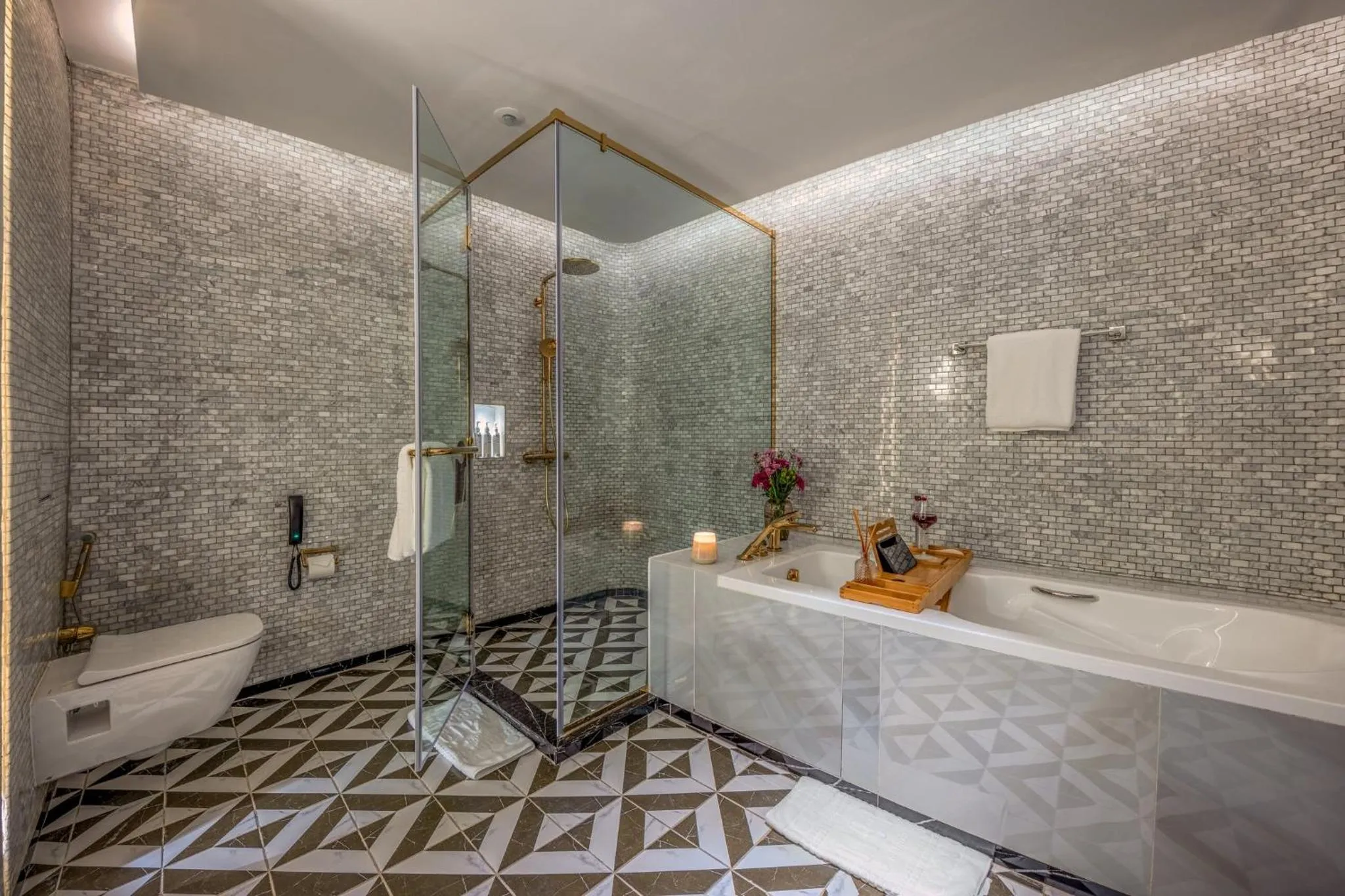 Bathroom in Glee Nairobi, a Preferred LVX Hotel