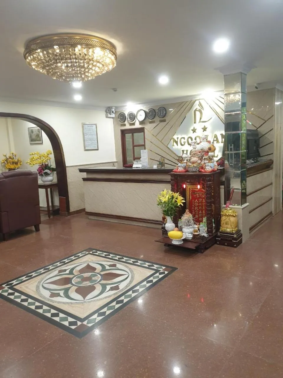 Lobby or reception in Ngọc Lan Hotel