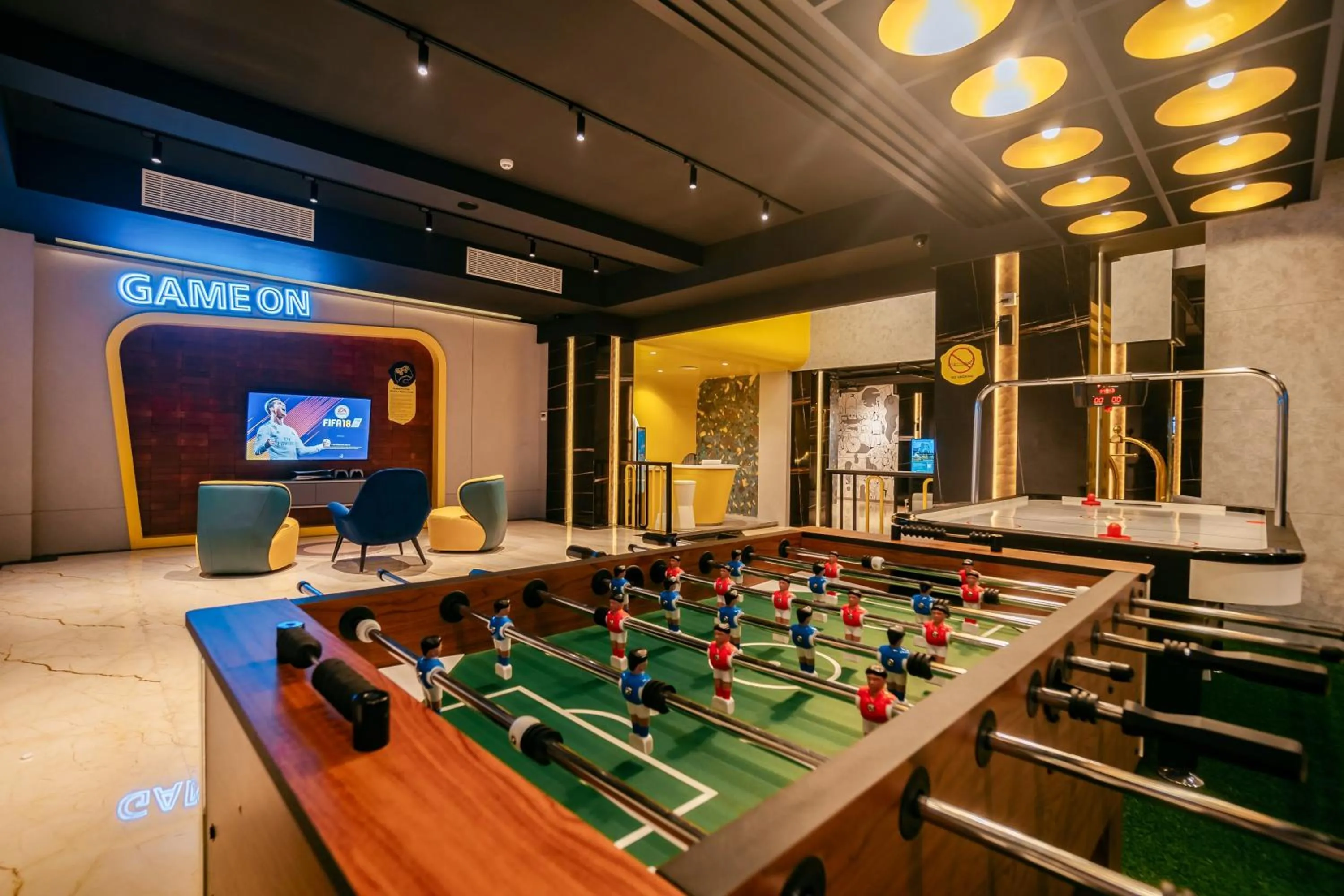 Game Room in Yello Hotel Harbour Bay