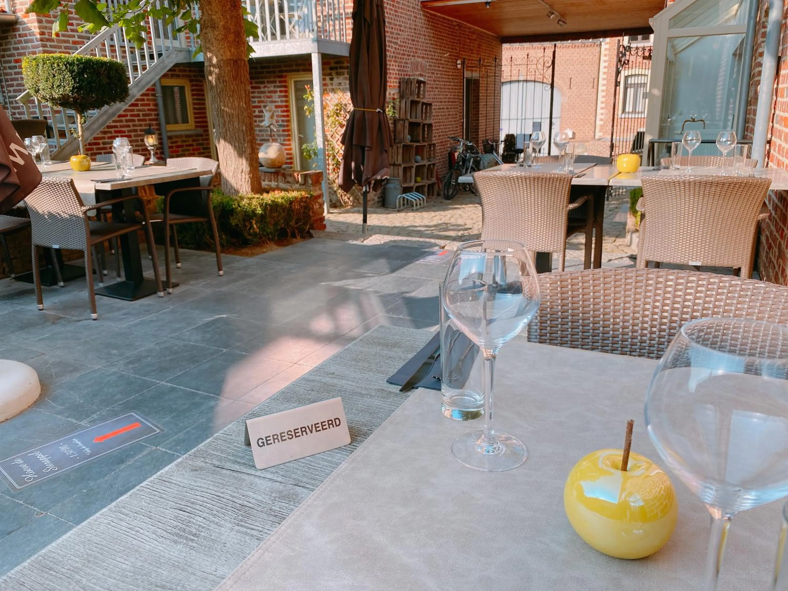 Patio in Hoeve de Sterappel