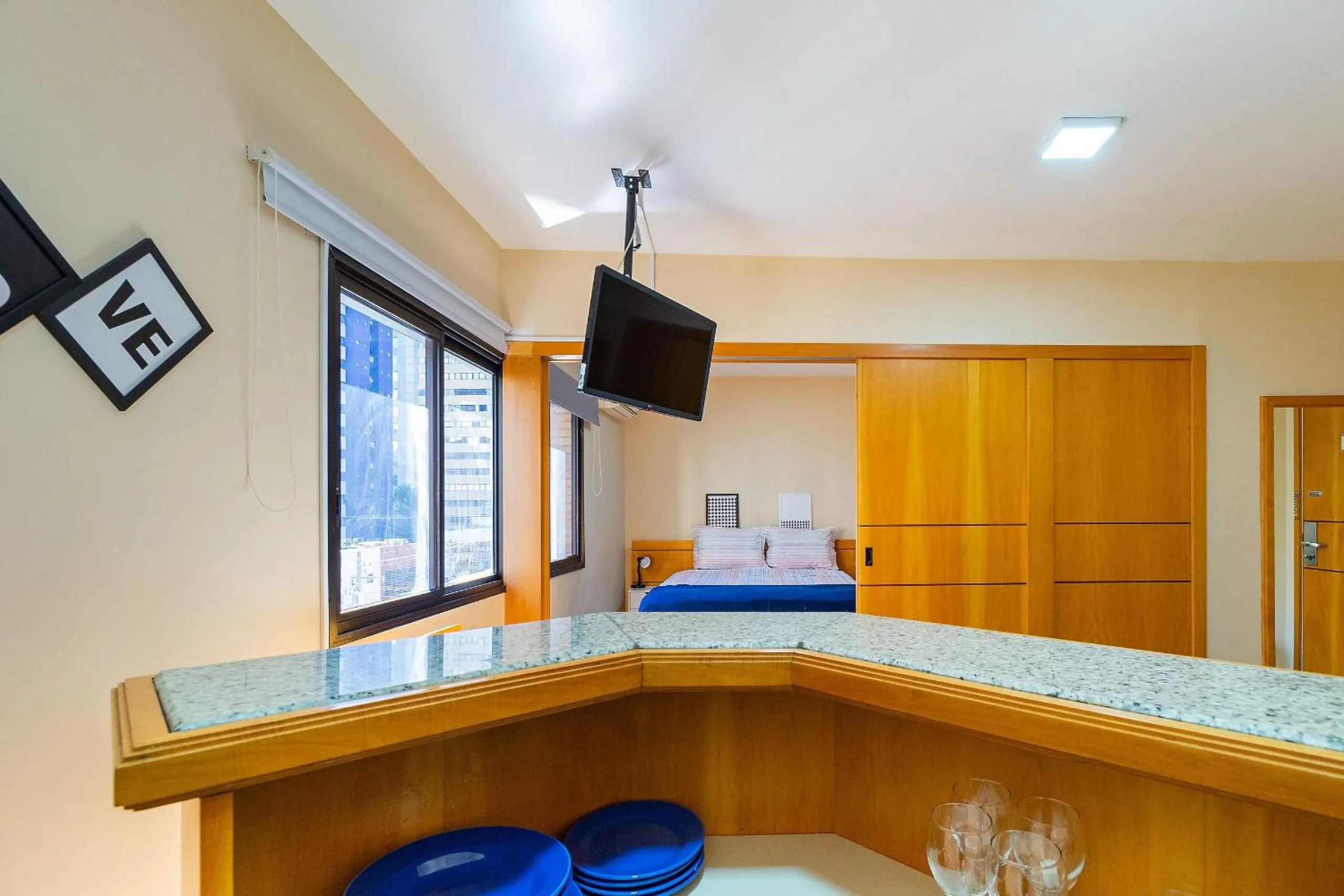 Kitchen or kitchenette in LFlats ALAMEDA CAMPINAS Jardim Paulista