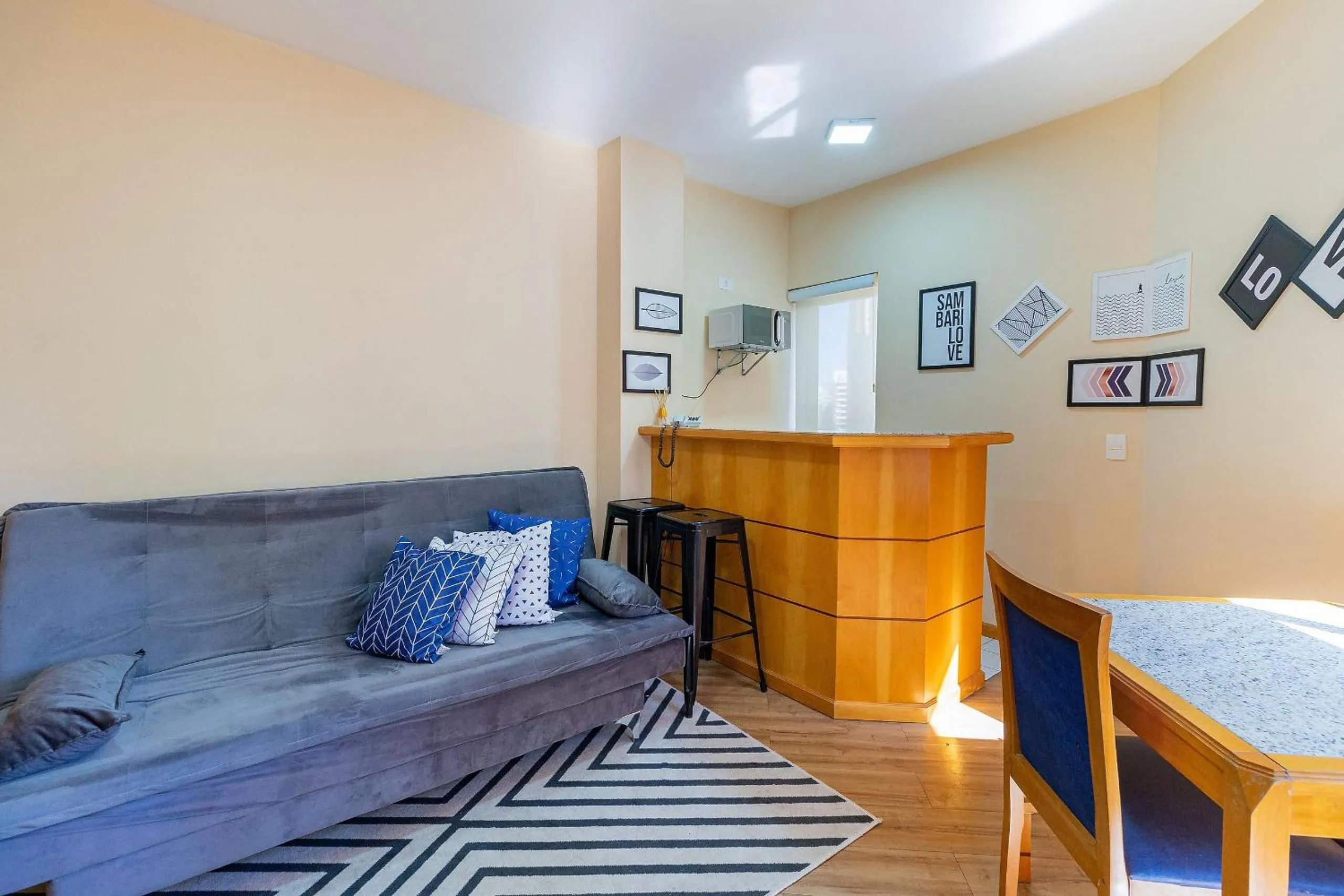 Living room in LFlats ALAMEDA CAMPINAS Jardim Paulista