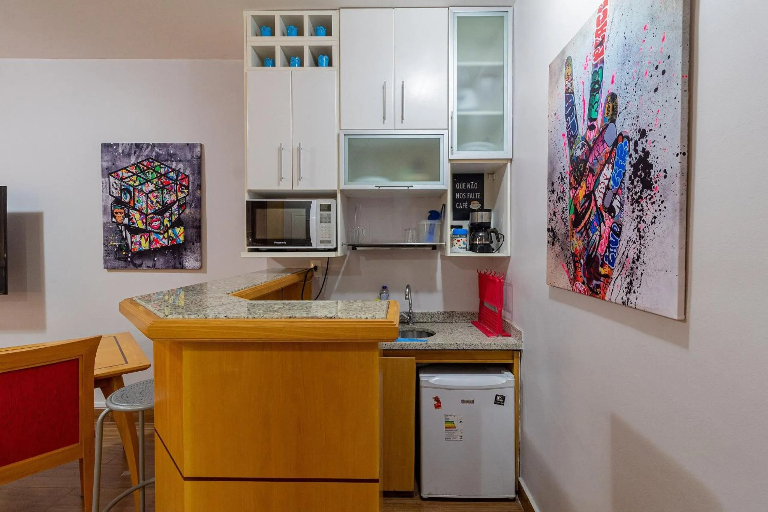 Kitchen or kitchenette in LFlats ALAMEDA CAMPINAS Jardim Paulista