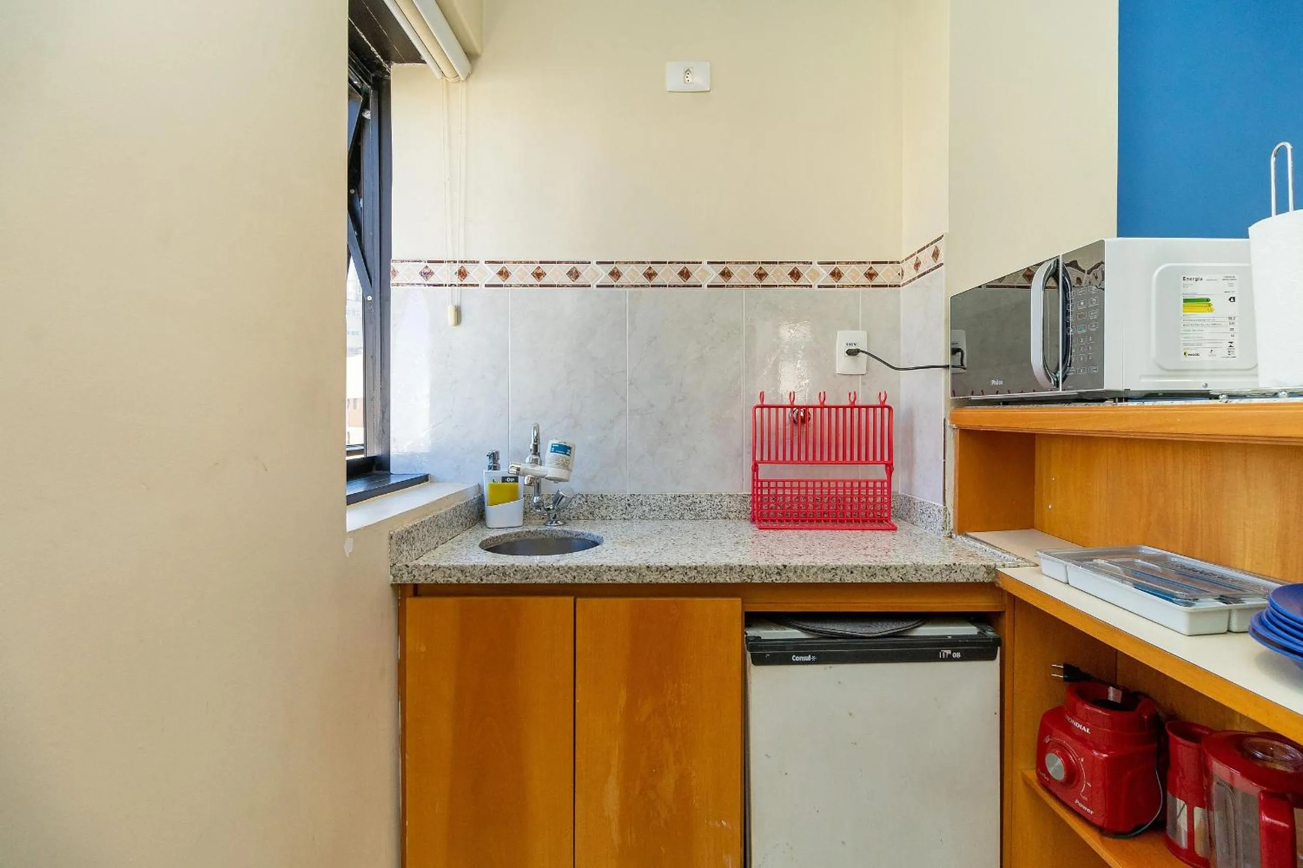 Kitchen or kitchenette in LFlats ALAMEDA CAMPINAS Jardim Paulista