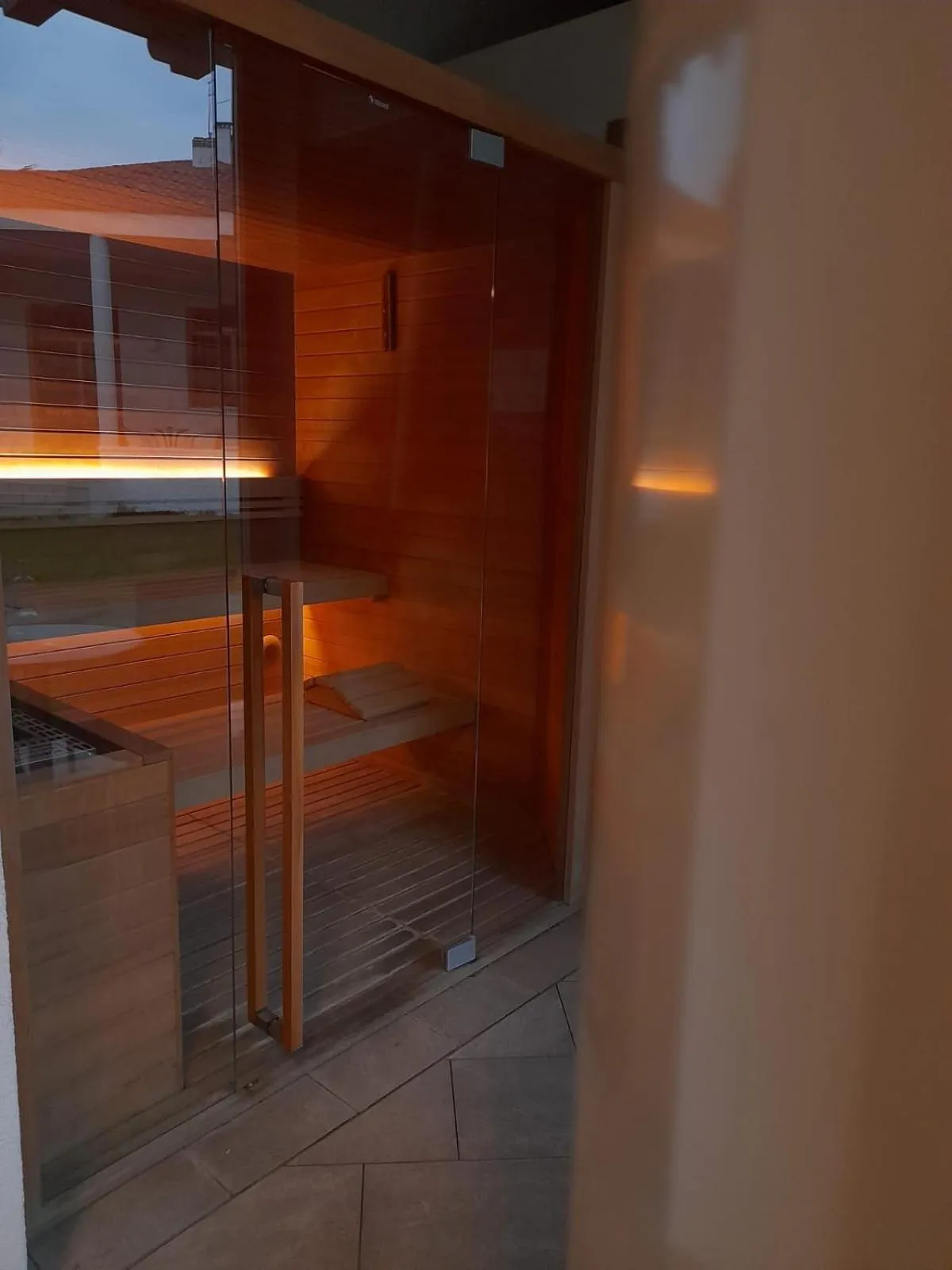 Sauna in Hotel Terme Patria