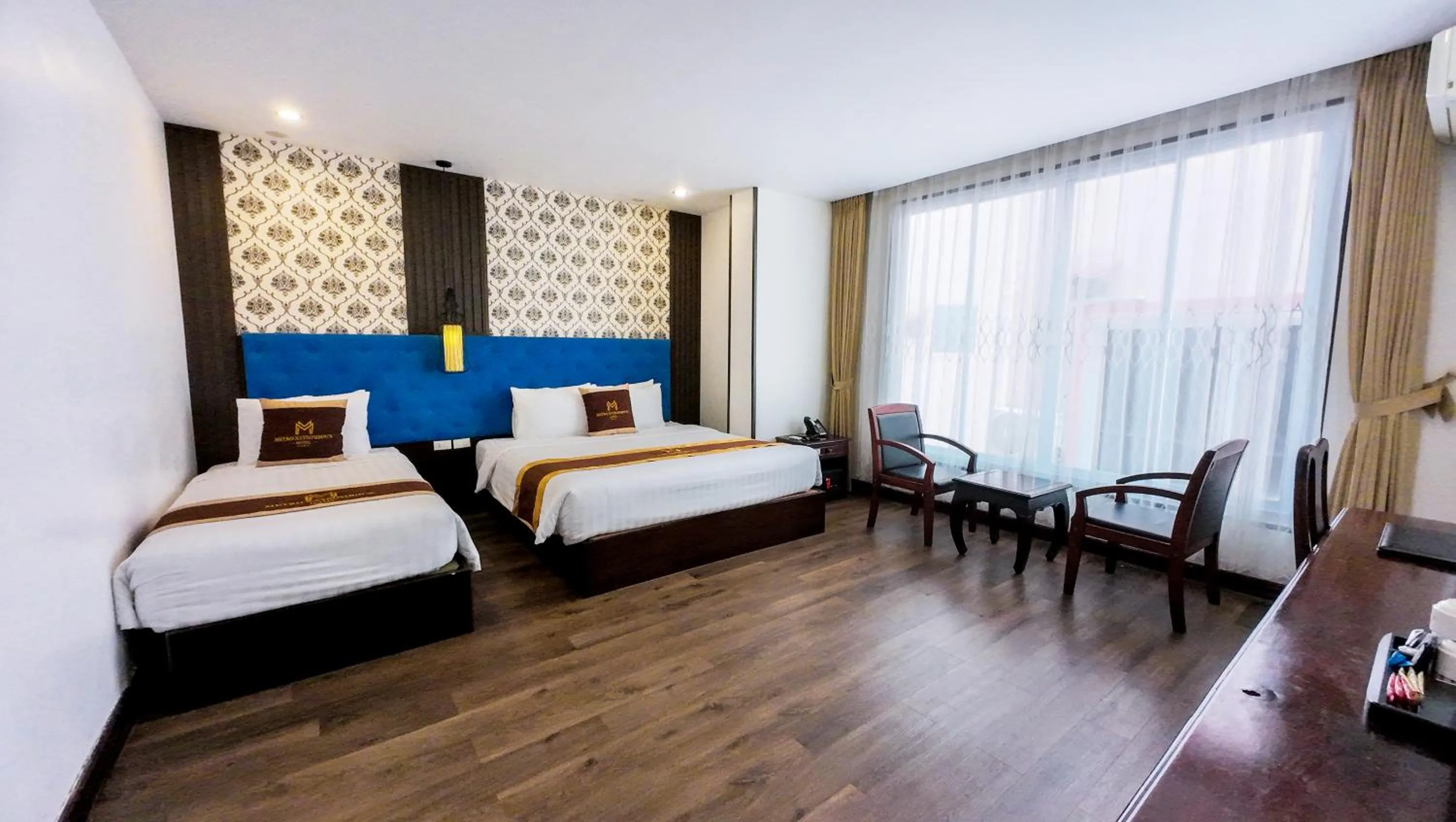 Bed in Xaysomboun Hotel & SPA