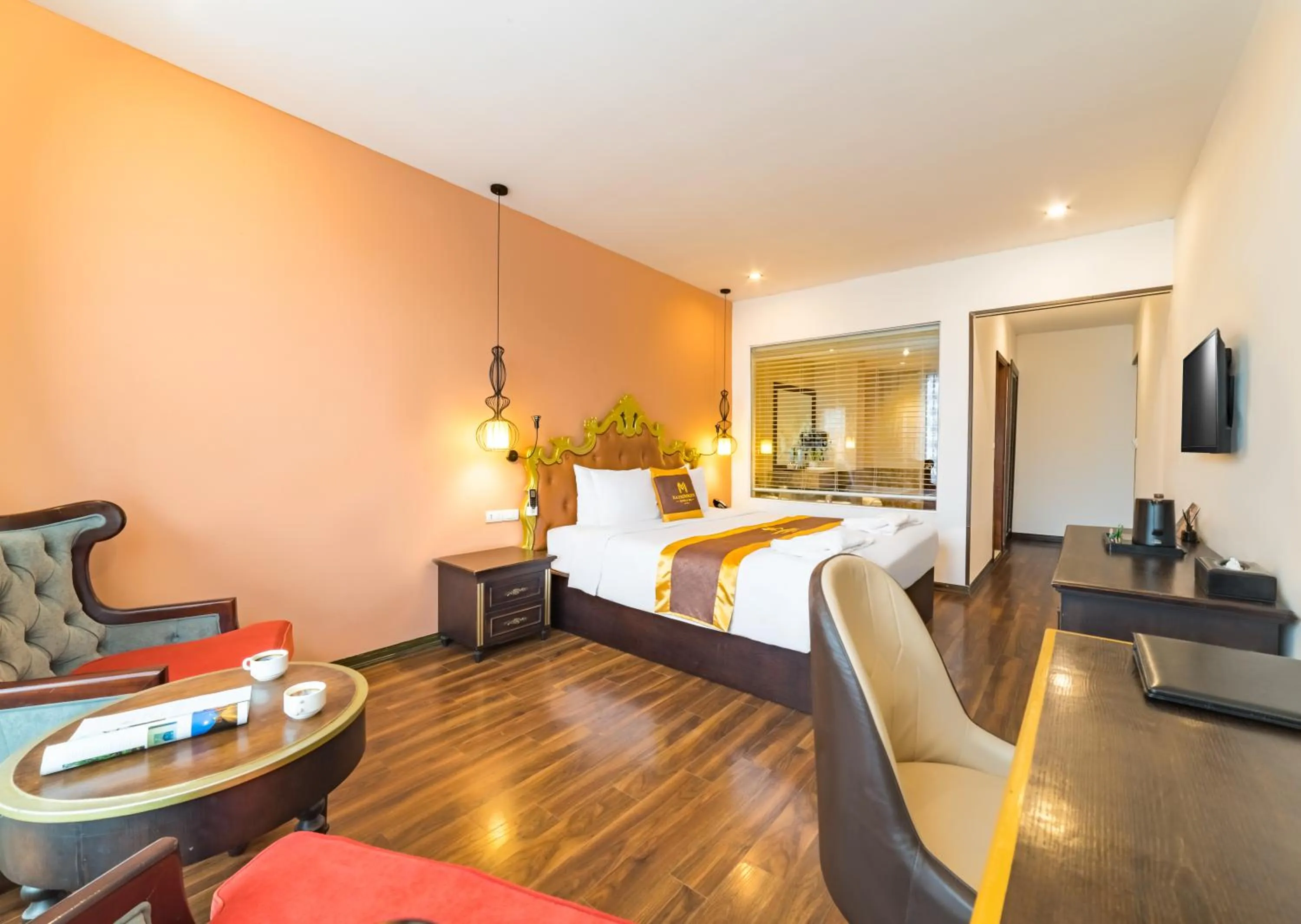 Bed in Xaysomboun Hotel & SPA