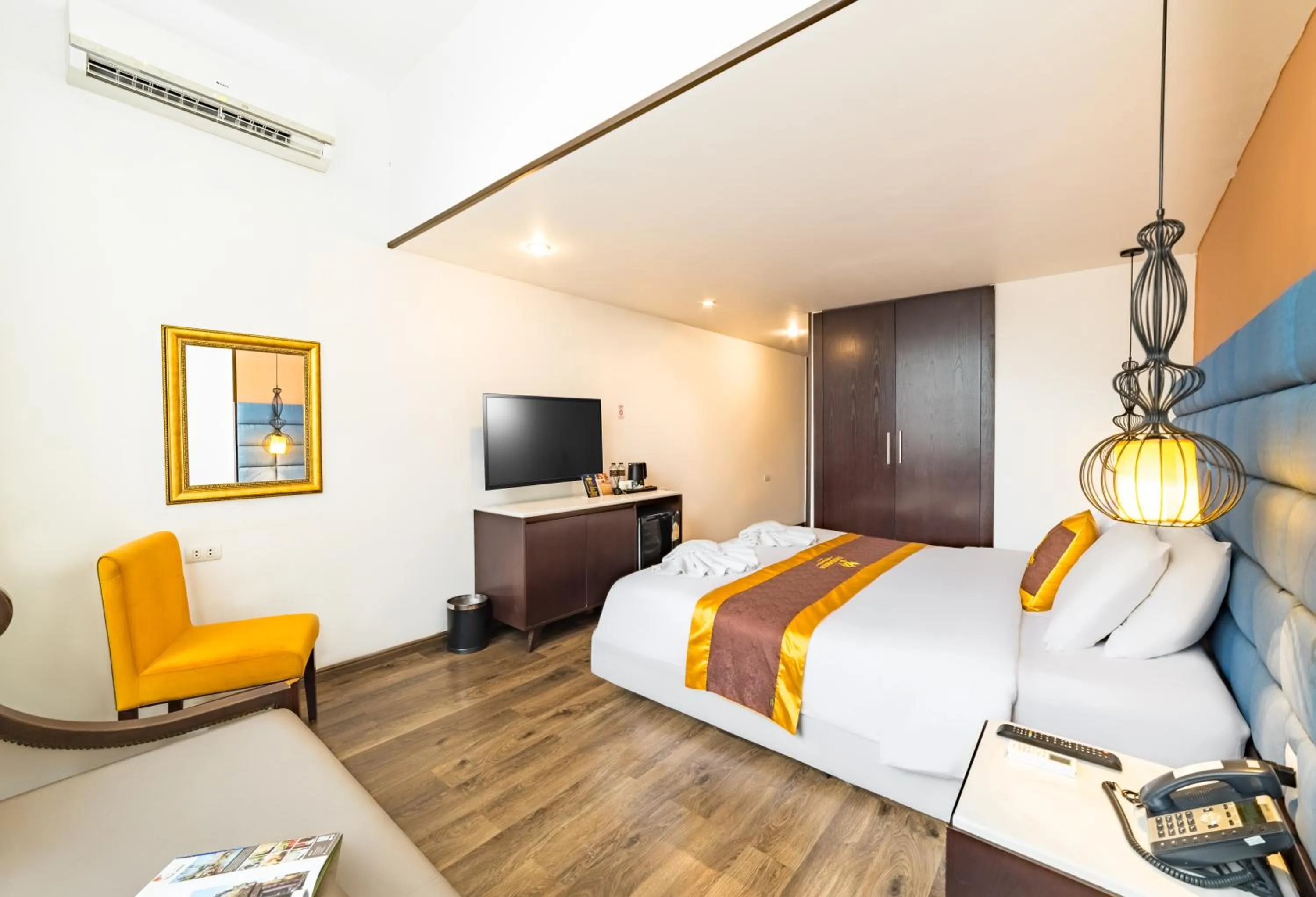 Bed in Xaysomboun Hotel & SPA