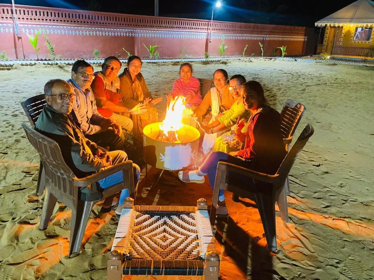 flat iron in Santkrupa Villa Resort