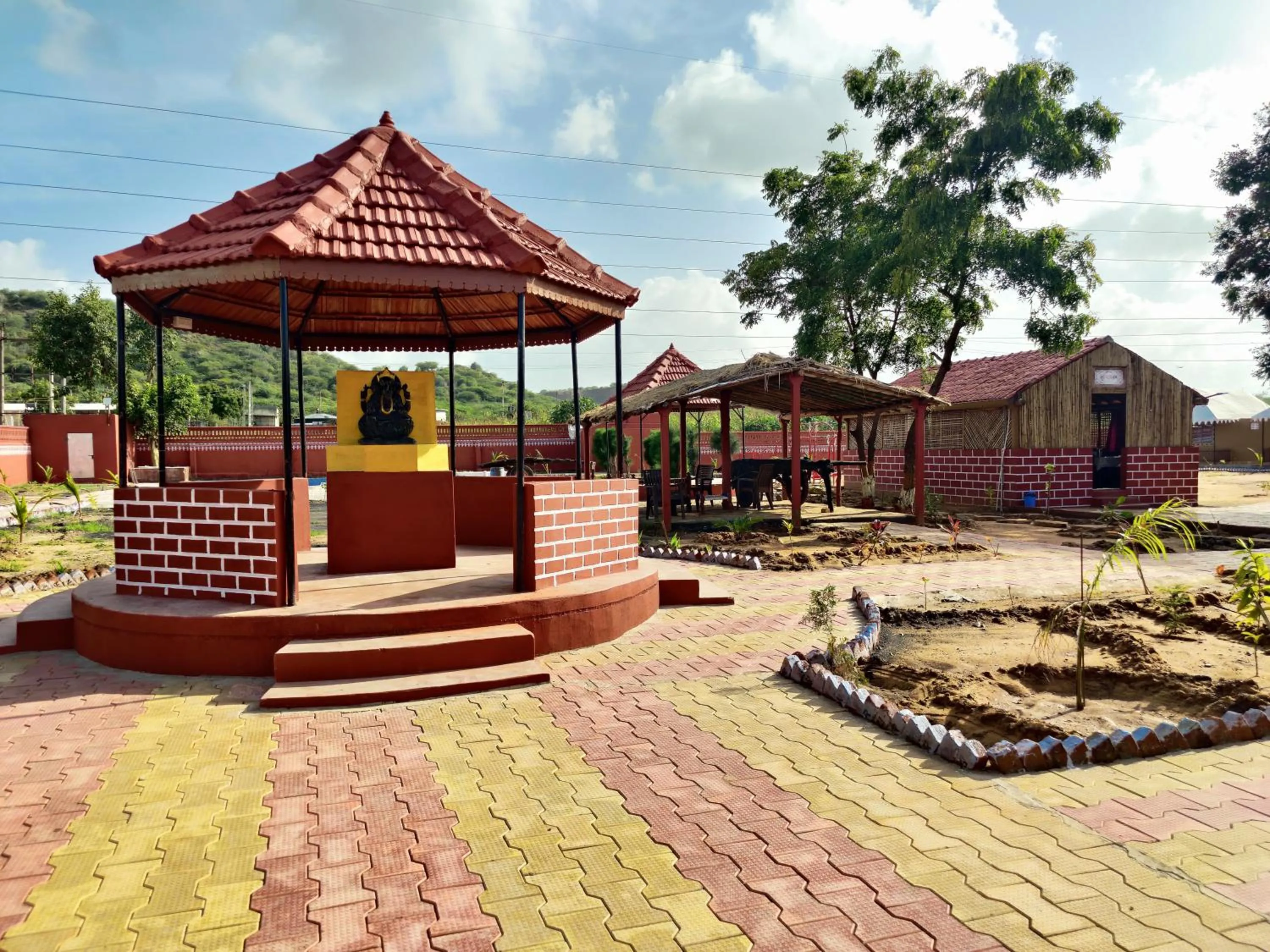 Property building in Santkrupa Villa Resort