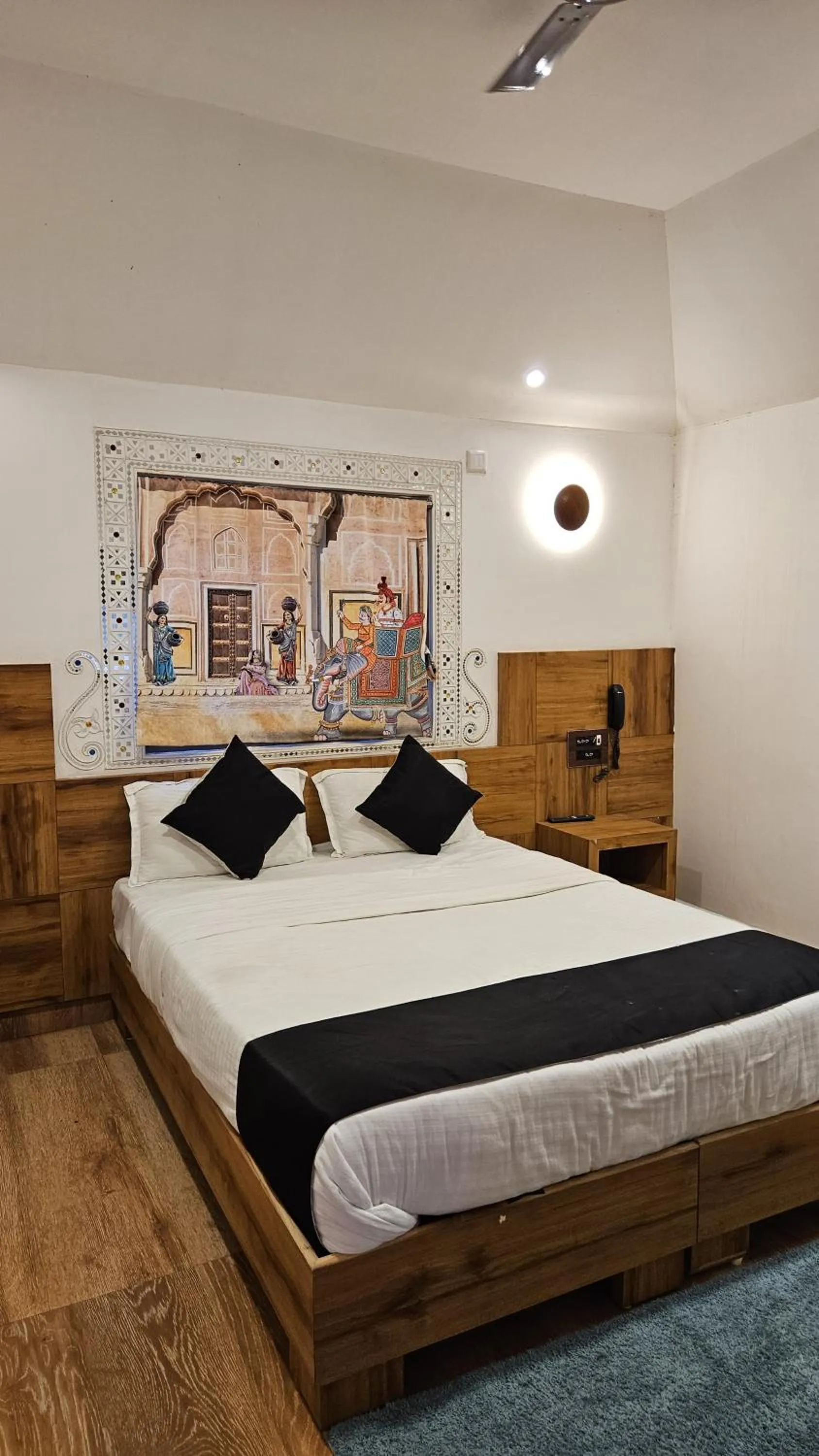 View (from property/room), Bed in Santkrupa Villa Resort