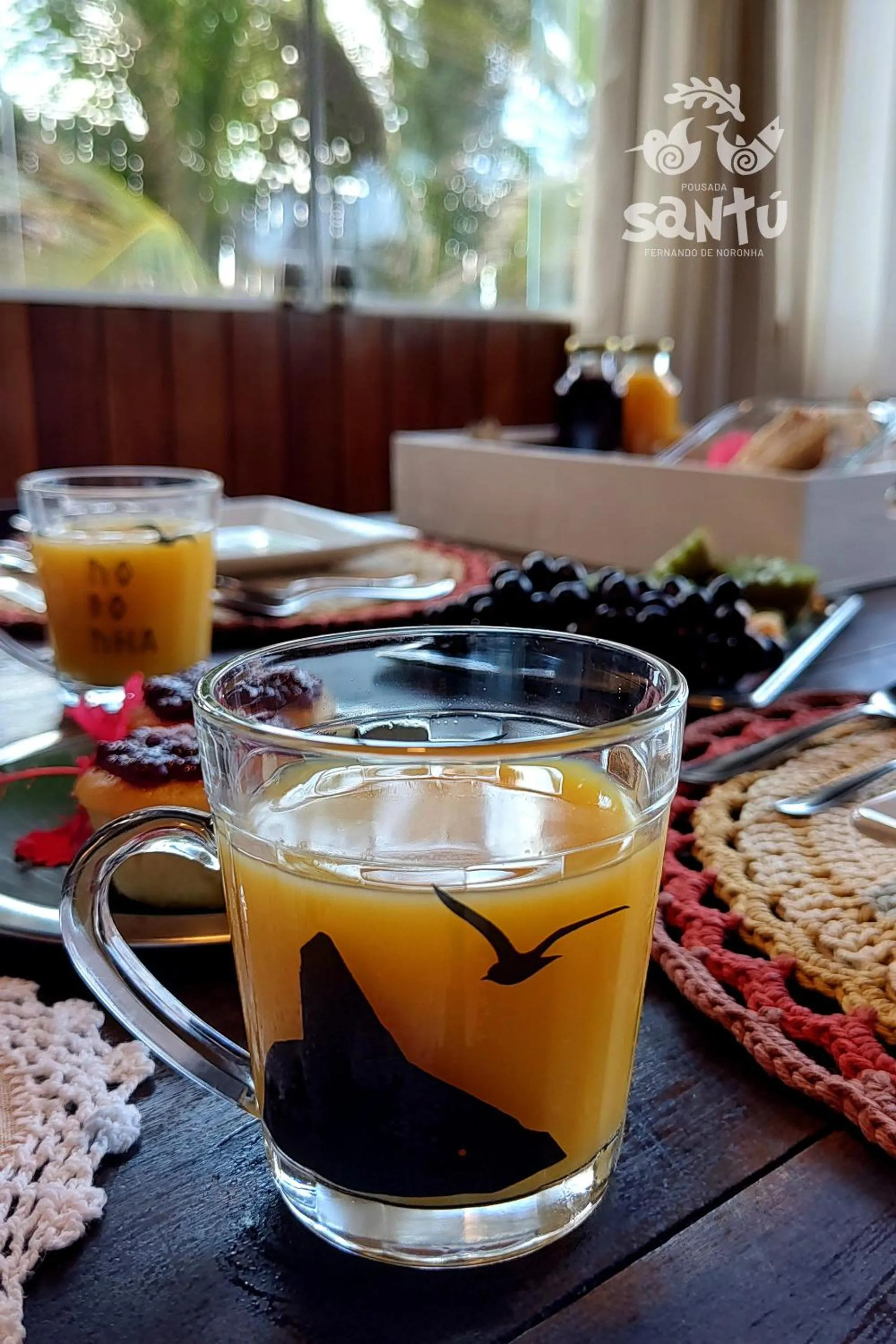 Decorative detail in Pousada Santú Noronha