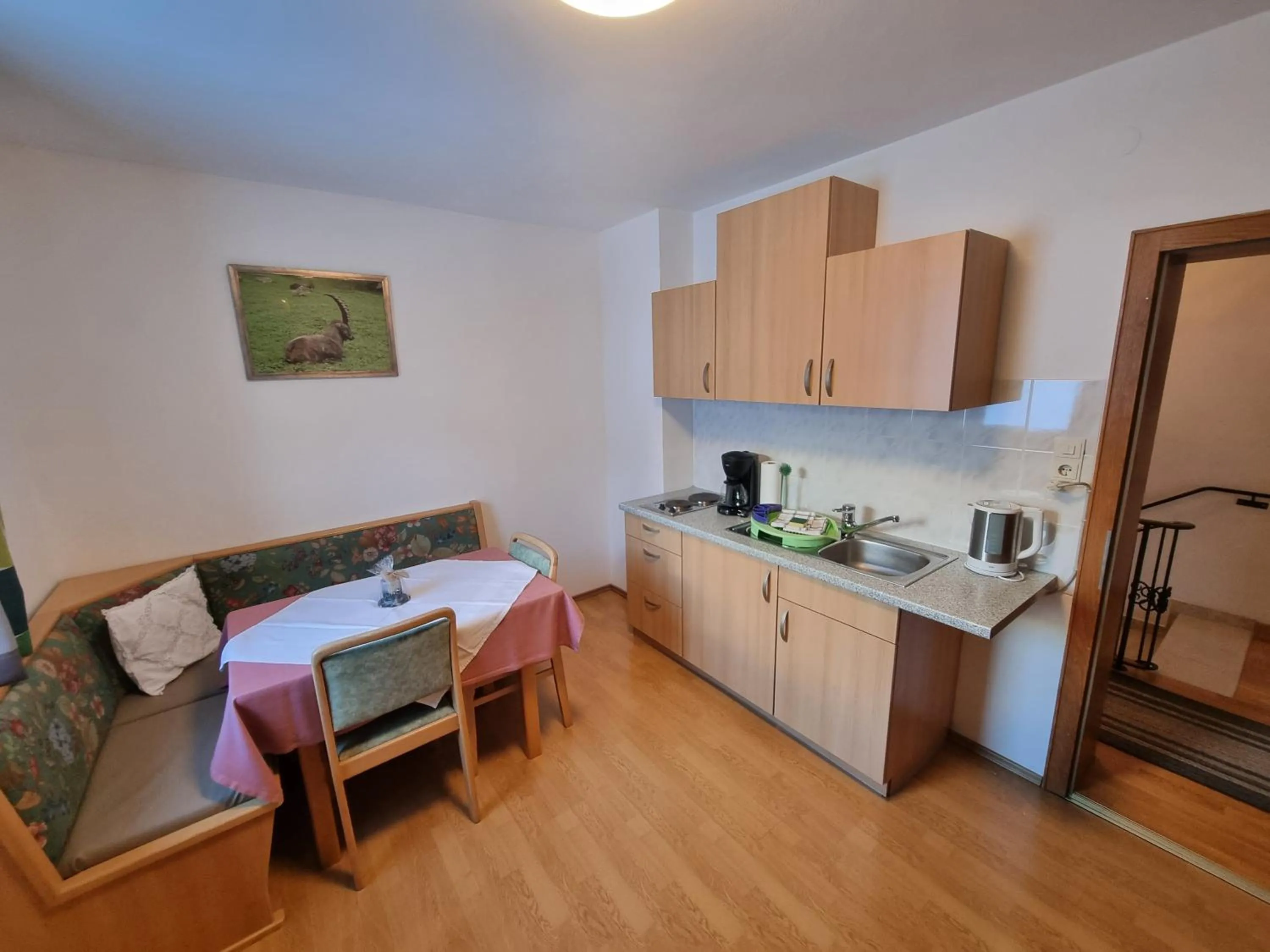 kitchen in Pension Kaiserer