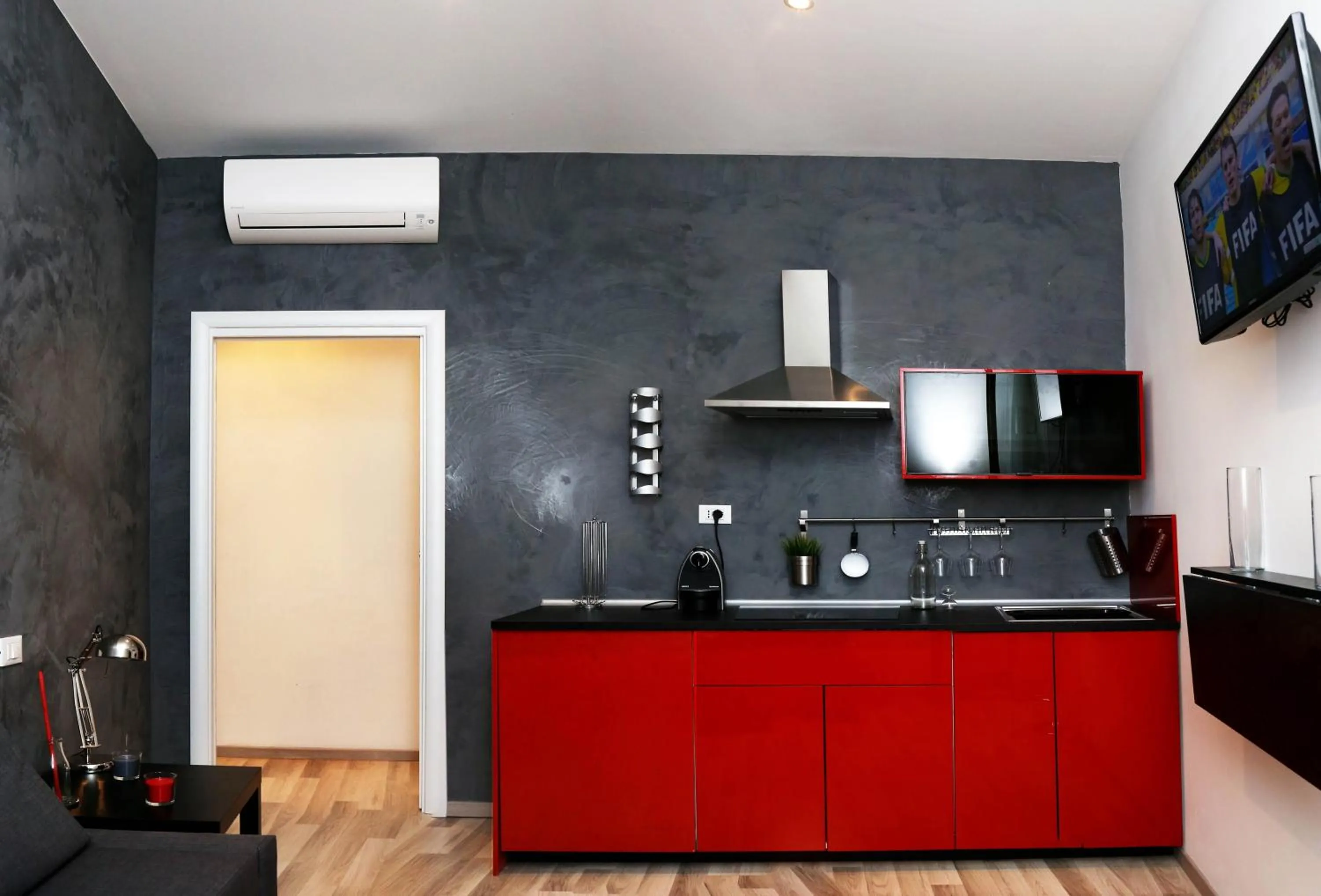 Kitchen or kitchenette in Guest House Roma