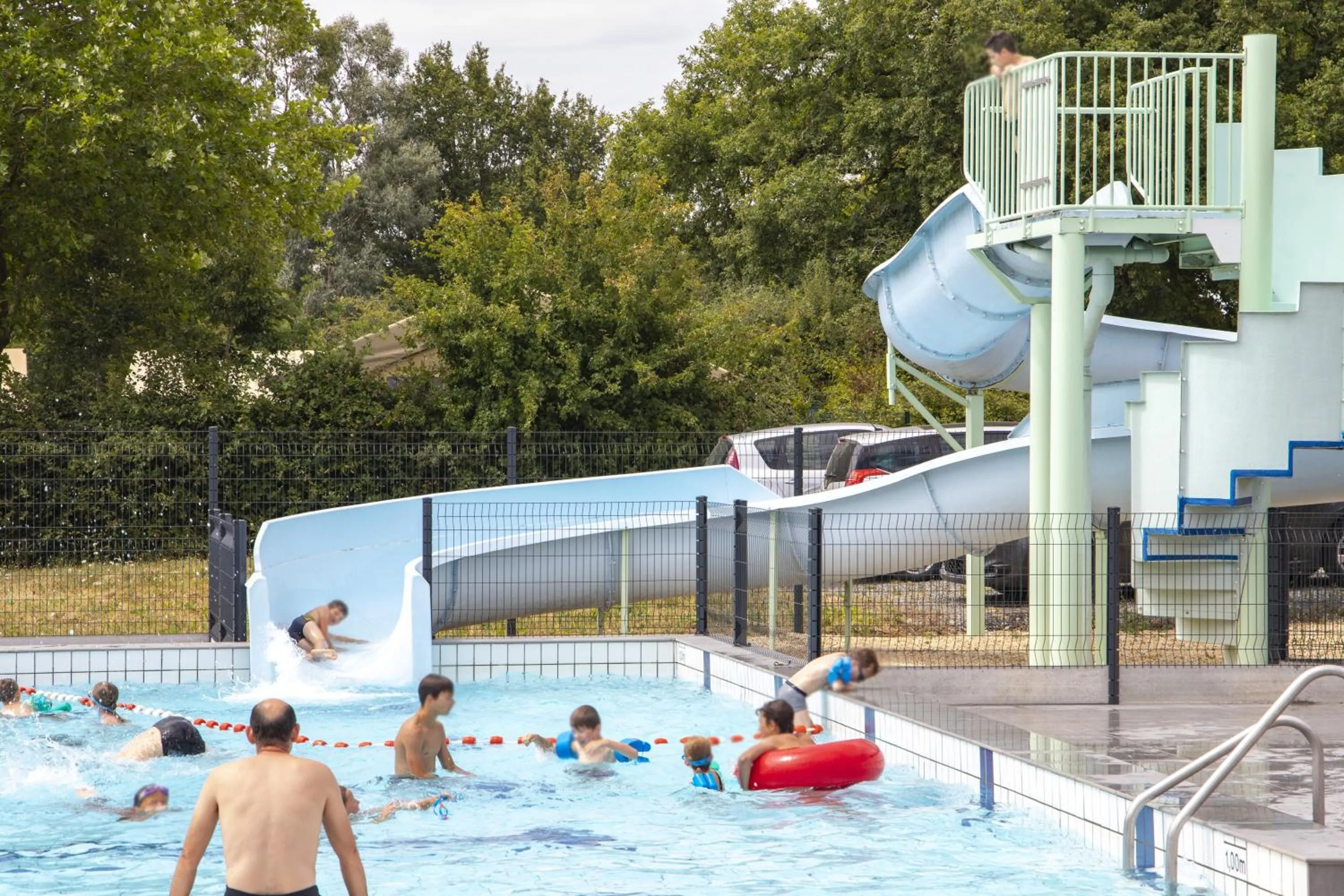 Swimming pool in Les lodges de Sainte-Suzanne